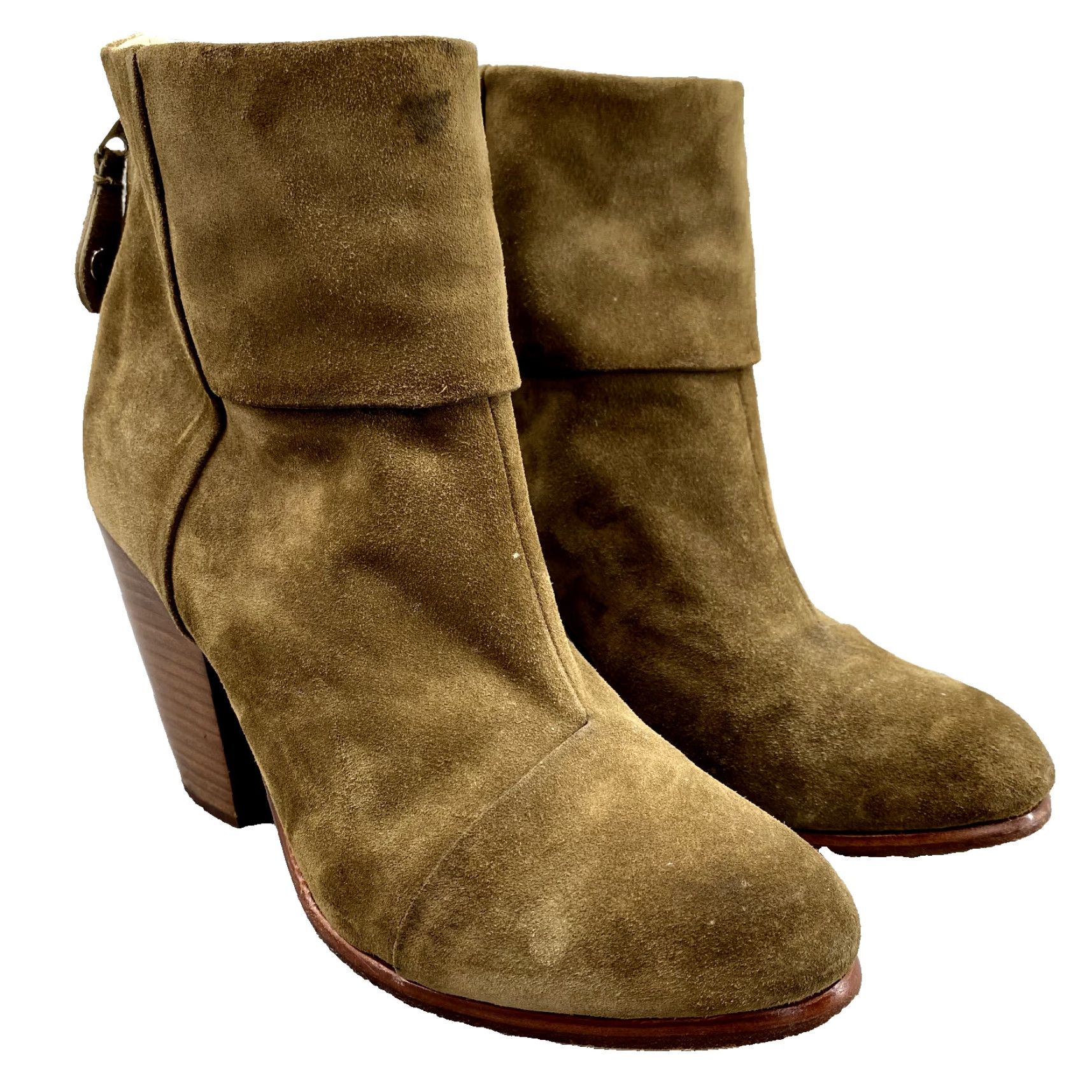 Rag & Bone rag & bone Newbury Boots Women's 39/8.5 Brown Suede Ankle Classic Boho Academia Boots Brown Suede Women 39/8.5 Size US 9 / IT 39 - 2 Thumbnail
