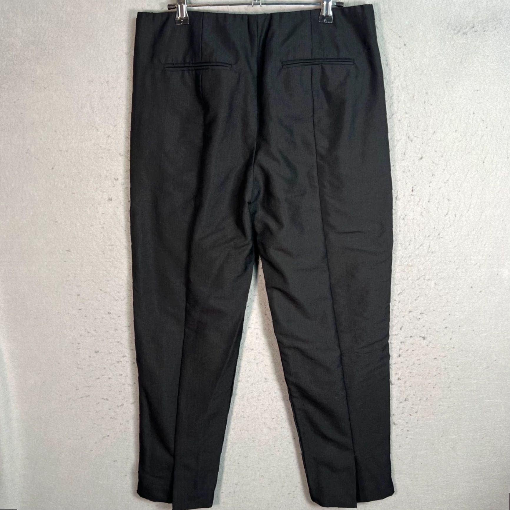 Alexander Wang Alexander Wang Pants Women Slim Tapered 30 Inch Waist Black Wool Blend Dress Pants Size 30" / US 8 / IT 44 - 2 Thumbnail