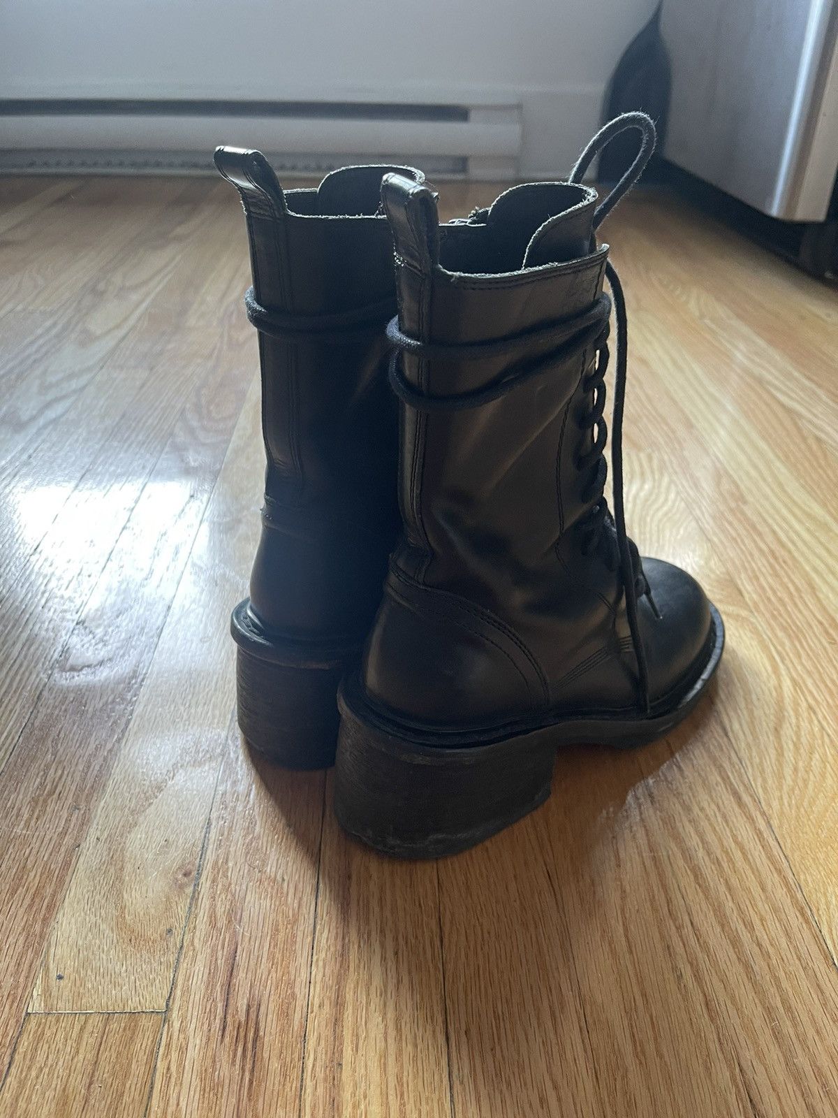 Ann Demeulemeester Ann Demeulemeester Heeled Lace-up Boots Size US 5 / IT 35 - 3 Thumbnail