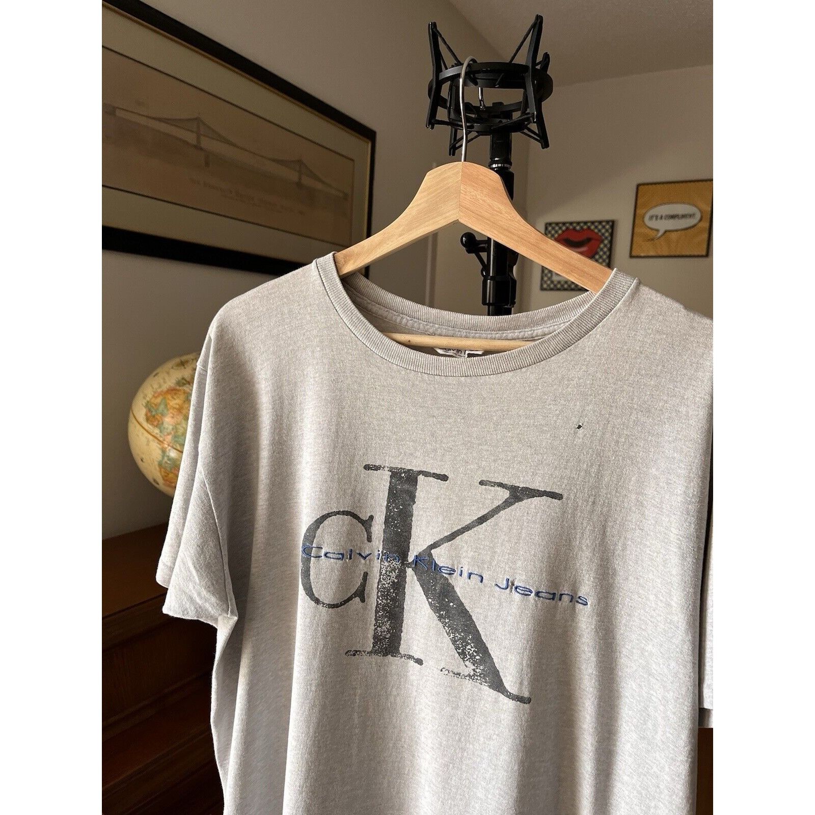 Calvin Klein VINTAGE SINGLE STITCH CALVIN KLEIN EMBROIDER GRAPHIC T SHIRT Size US M / EU 48-50 / 2 - 1 Thumbnail