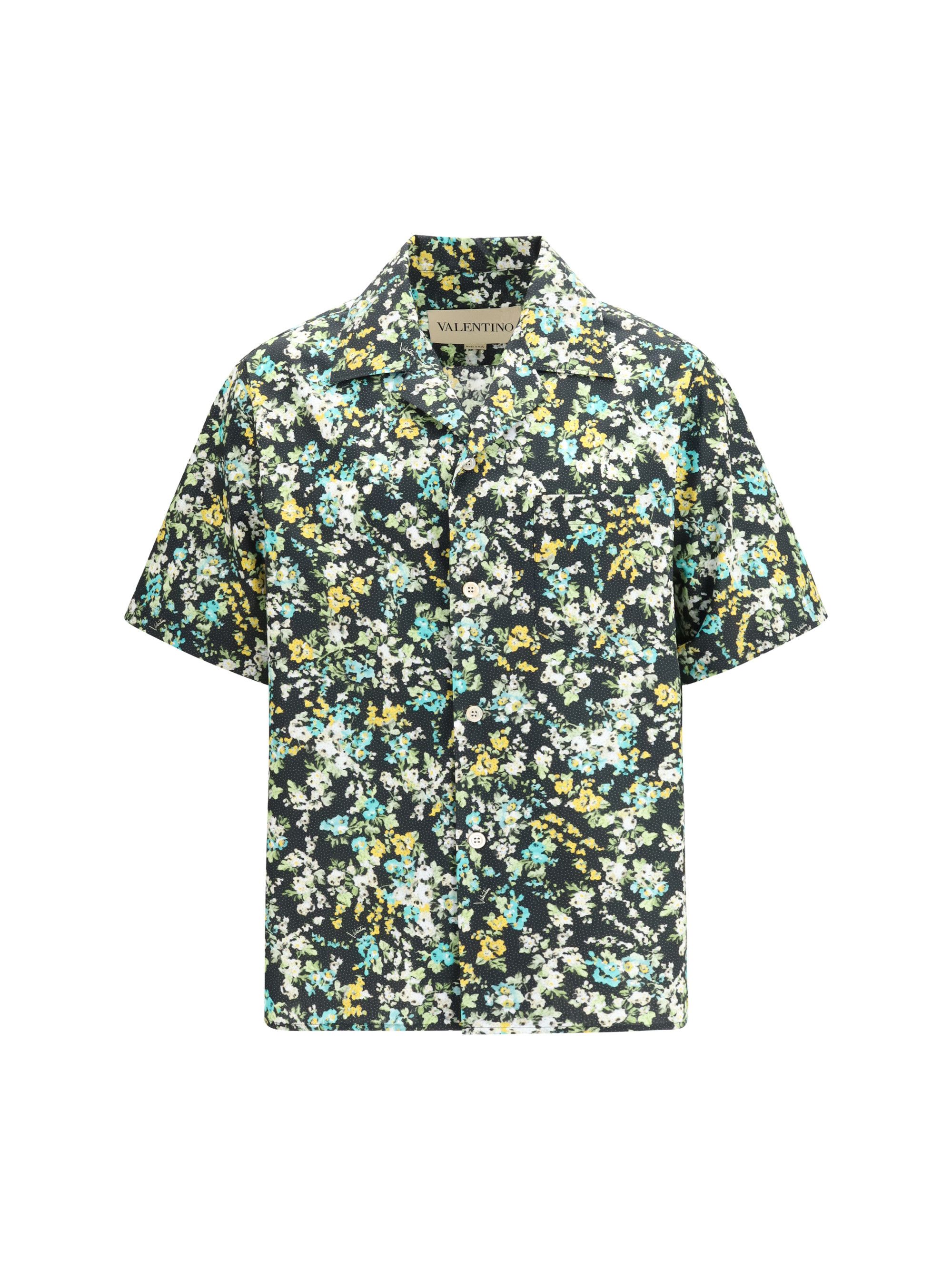 Valentino Shirt with an all-over Papier Floral Size US M / EU 48-50 / 2 - 1 Thumbnail