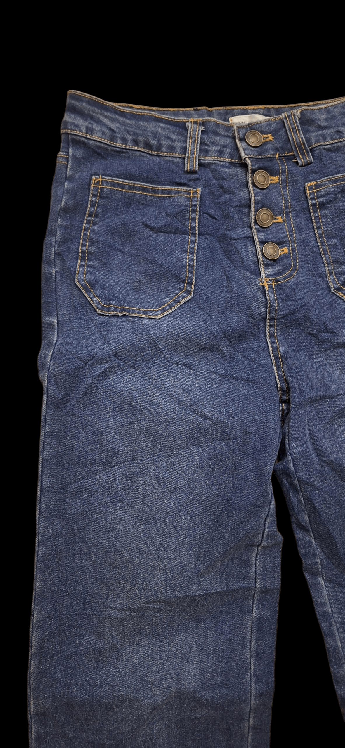Saint Laurent Paris Saint Laurent High Rise Button Jeans Retro Size 28" / US 6 / IT 42 - 5 Thumbnail