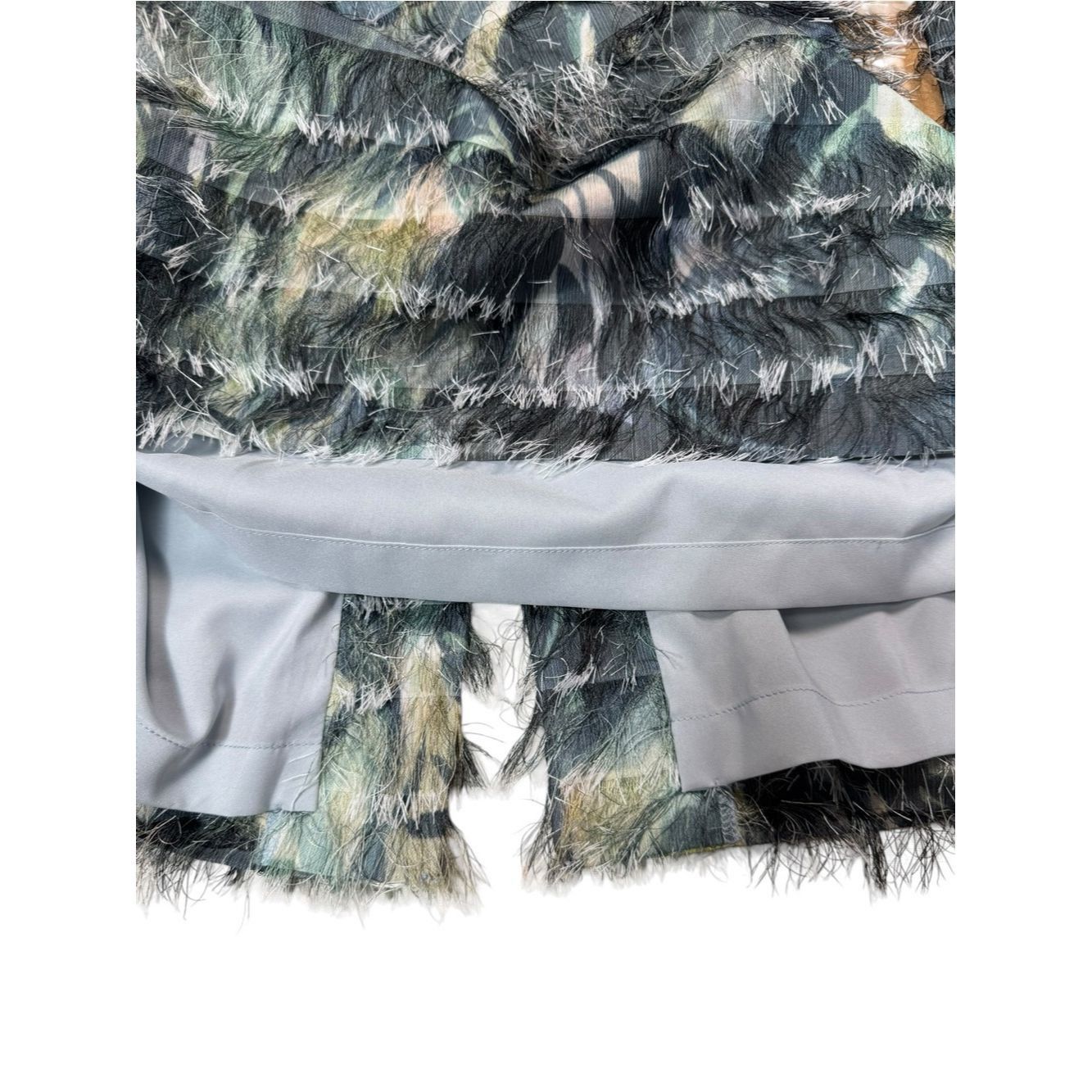 Other New Carlisle Green and Black Fringe Textured Pencil Skirt S Size 30" / US 8 / IT 44 - 5 Thumbnail