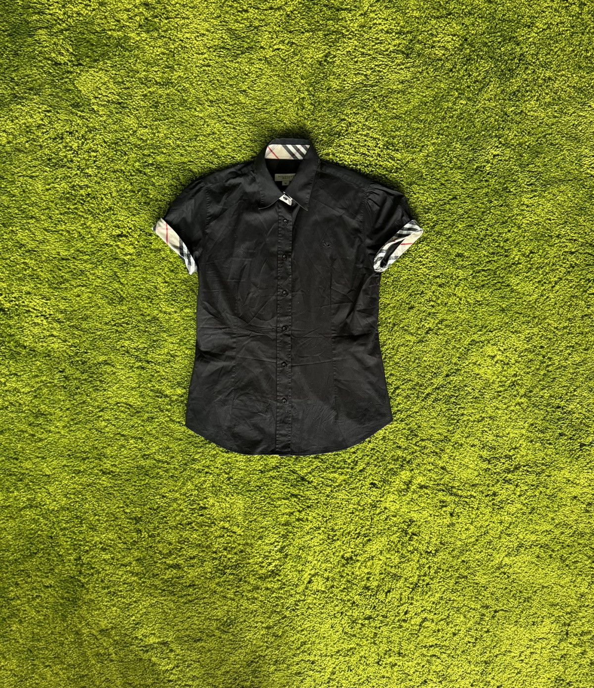 Burberry × Designer Burberry nova check blouse buttons up shirt Size M / US 6-8 / IT 42-44 - 1 Thumbnail