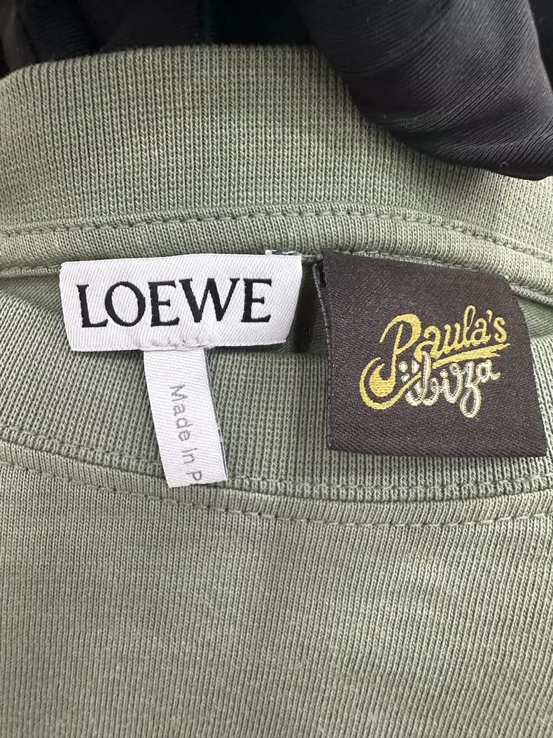 Loewe LOEWE Fleece Logo Bat Sleeve Short Sleeve T-shirt Size M / US 6-8 / IT 42-44 - 3 Thumbnail