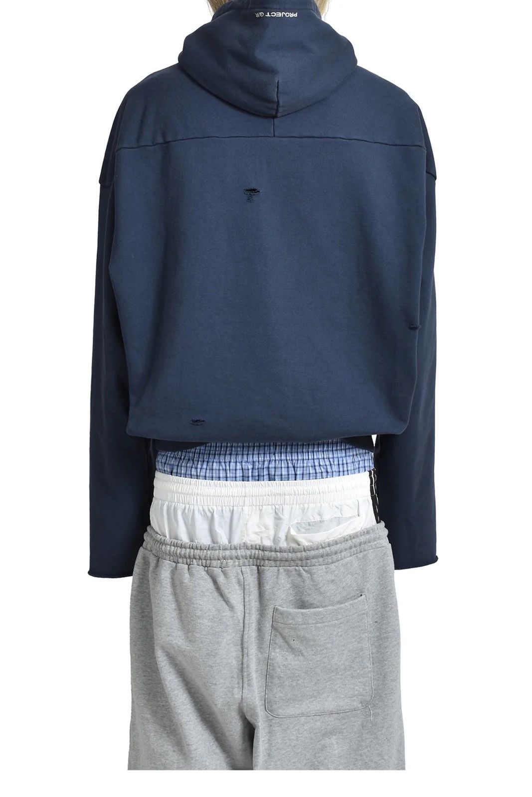 PROJECT G/R Project G/R REWORKED SPORT HOODIE / DIRTY MELANGE size 1 Size US S / EU 44-46 / 1 - 4 Thumbnail