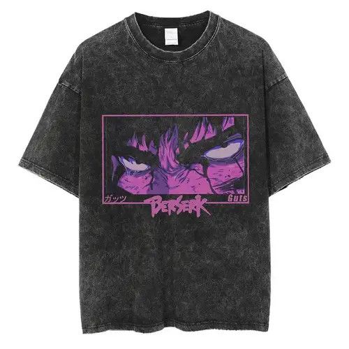 Japanese Brand Berserk Washed T-shirt Size US L / EU 52-54 / 3 - 4 Thumbnail