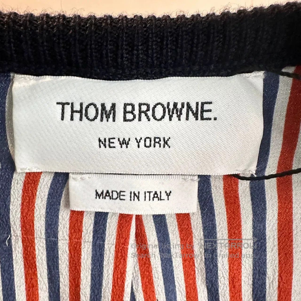 Thom Browne Thom Browne Striped Wool Knit Cardigan. Size S / US 4 / IT 40 - 3 Thumbnail