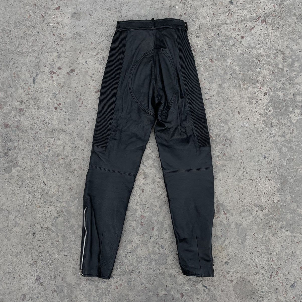 Vintage Vintage Moto Leather Pants 46 Size Y2K 90s USA Japan Size 32" / US 10 / IT 46 - 2 Thumbnail