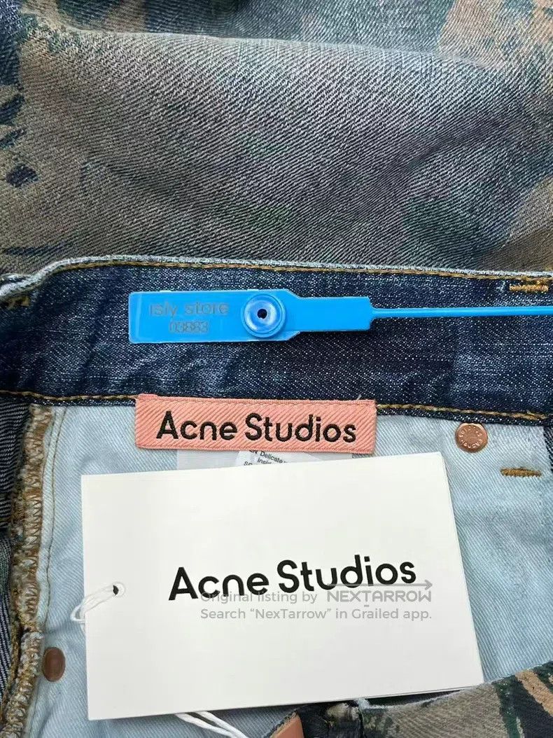 Acne Studios Acne Studios Front and Back Slit Printed Pattern Mid Lengt Size 42" / US 20 - 4 Thumbnail