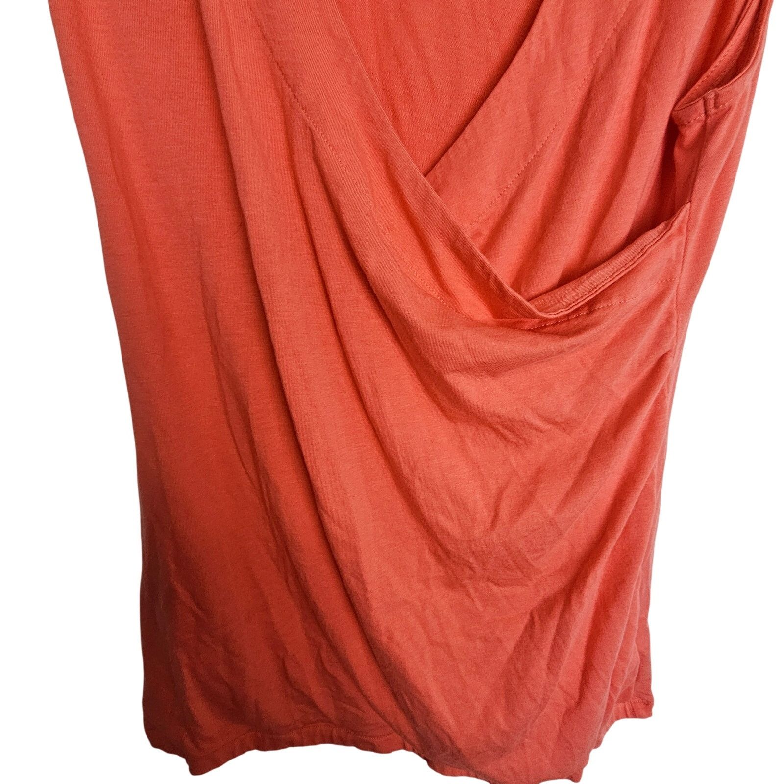 Soft Surroundings Soft Surroundings Blouse Orange Tank Top Surplice Shirt M Size M / US 6-8 / IT 42-44 - 3 Thumbnail