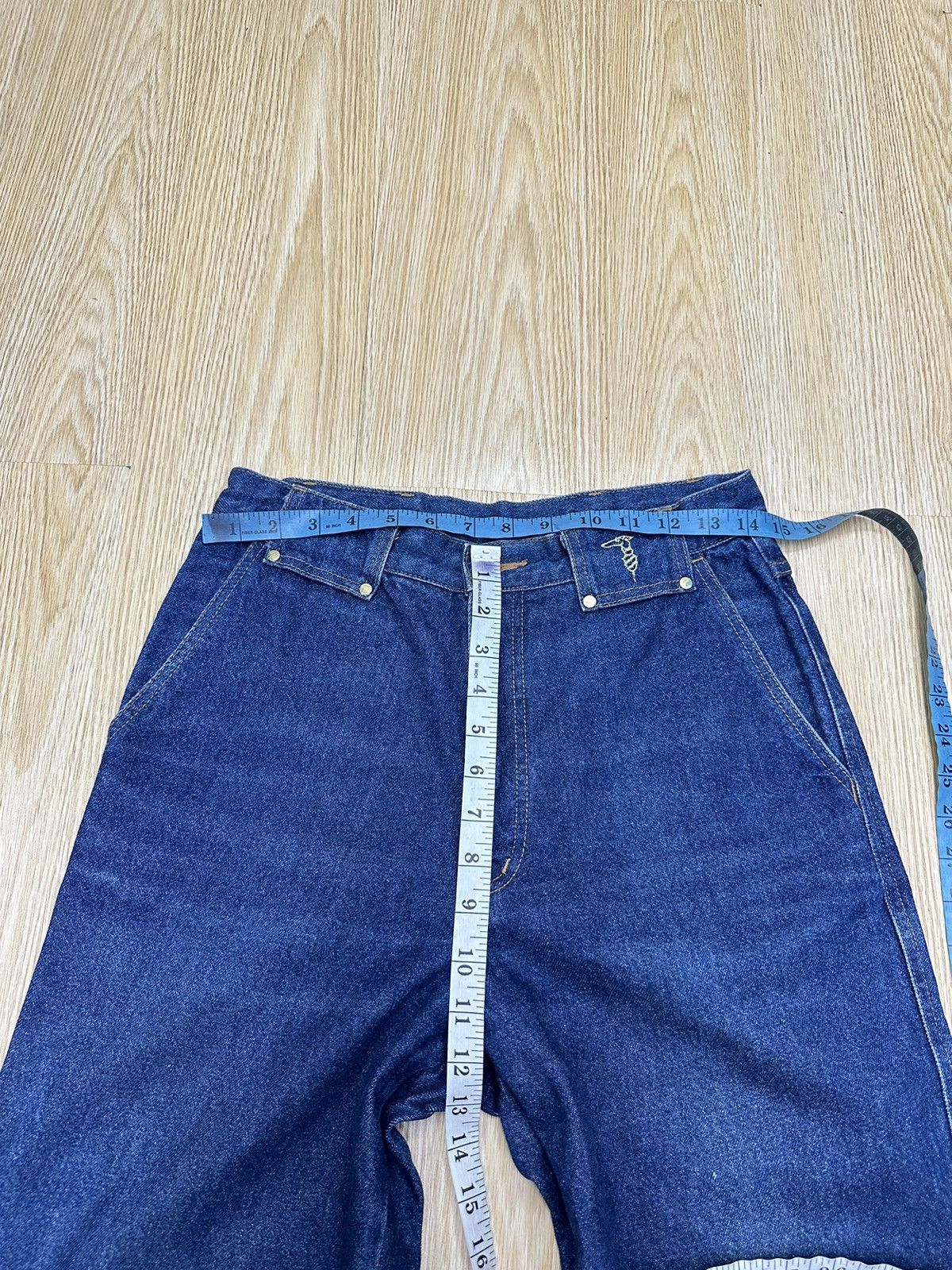 Designer × Trussardi × Vintage Vintage Trussardi Classic Baggy Denim F7 Size US 29 - 10 Thumbnail