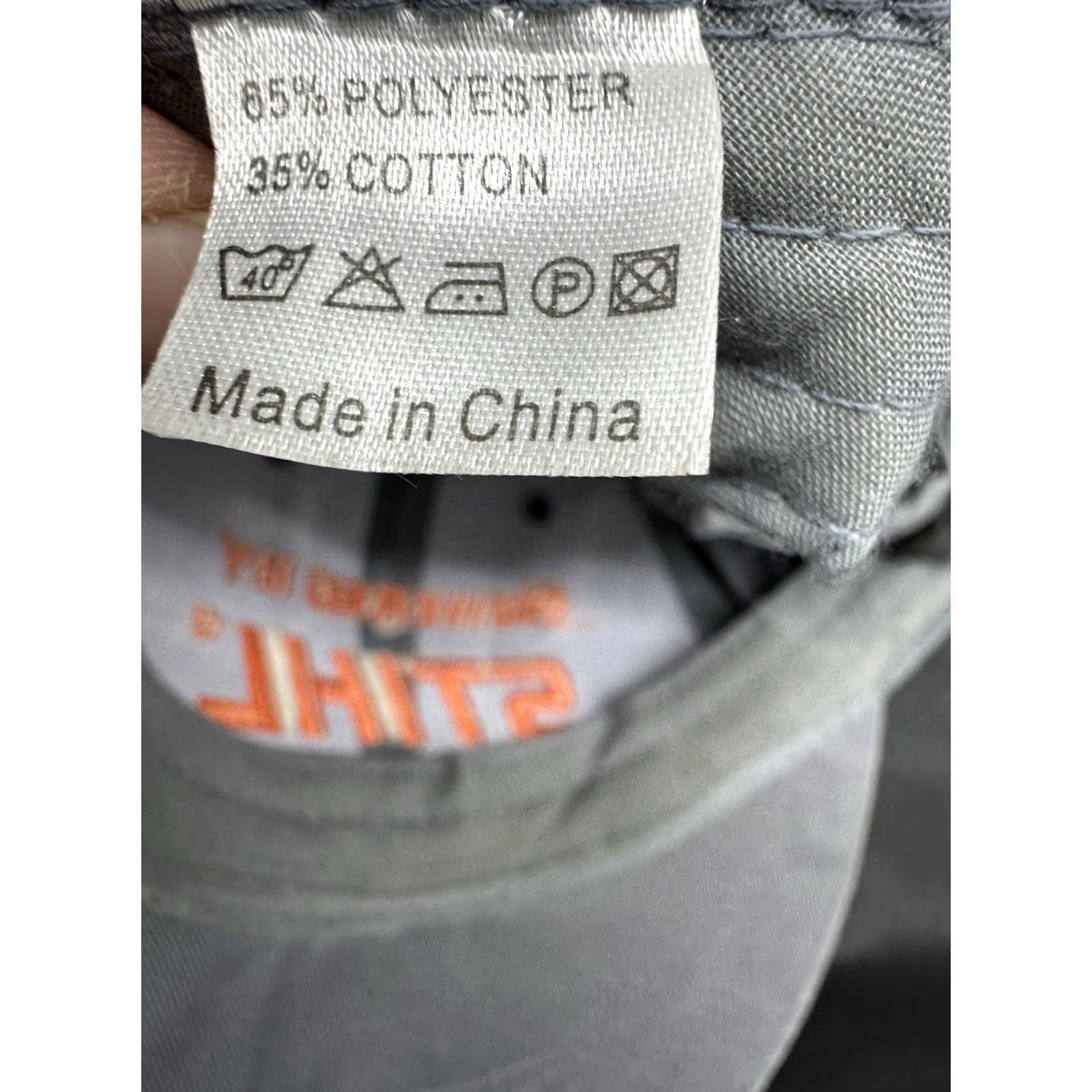 Vintage Stihl Power Tools Hardware Cap Hat Adjustable StrapBack Adult Mens Gray Size ONE SIZE - 5 Thumbnail