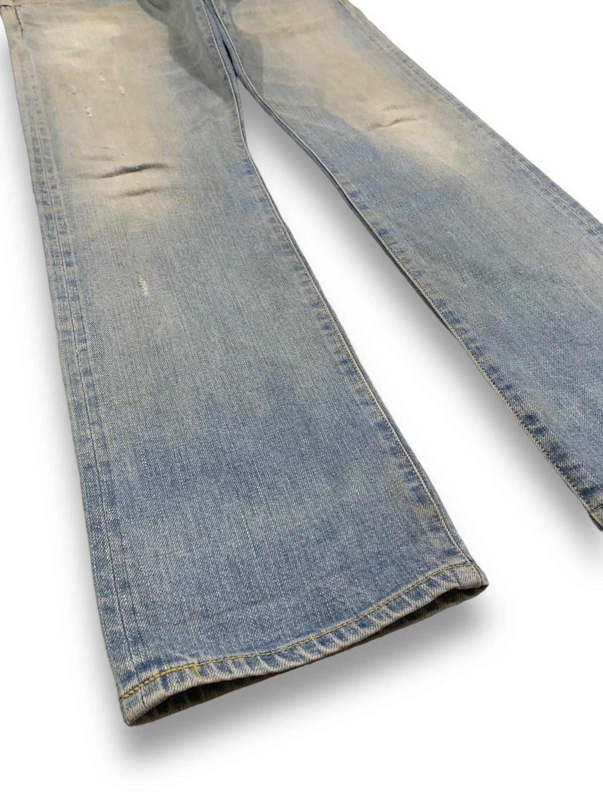 Nonnative × Undercover Vintage Nonnative Selvedge Mud Wash Ripped Grunge Jeans Size US 32 / EU 48 - 9 Thumbnail
