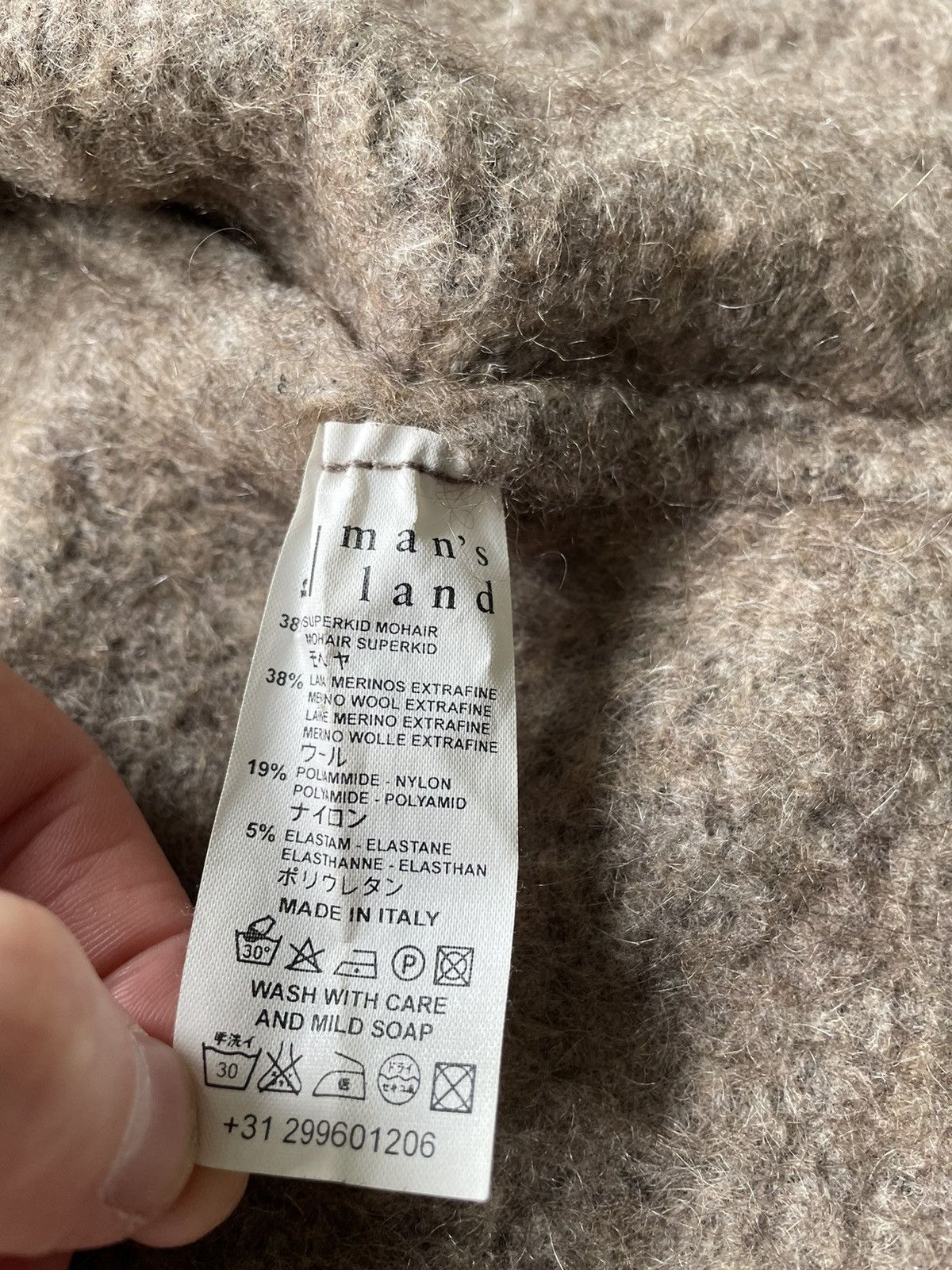 Other No Men’s Land Women Mohair Cardigan Brown Color Made Italy Size M / US 6-8 / IT 42-44 - 8 Thumbnail