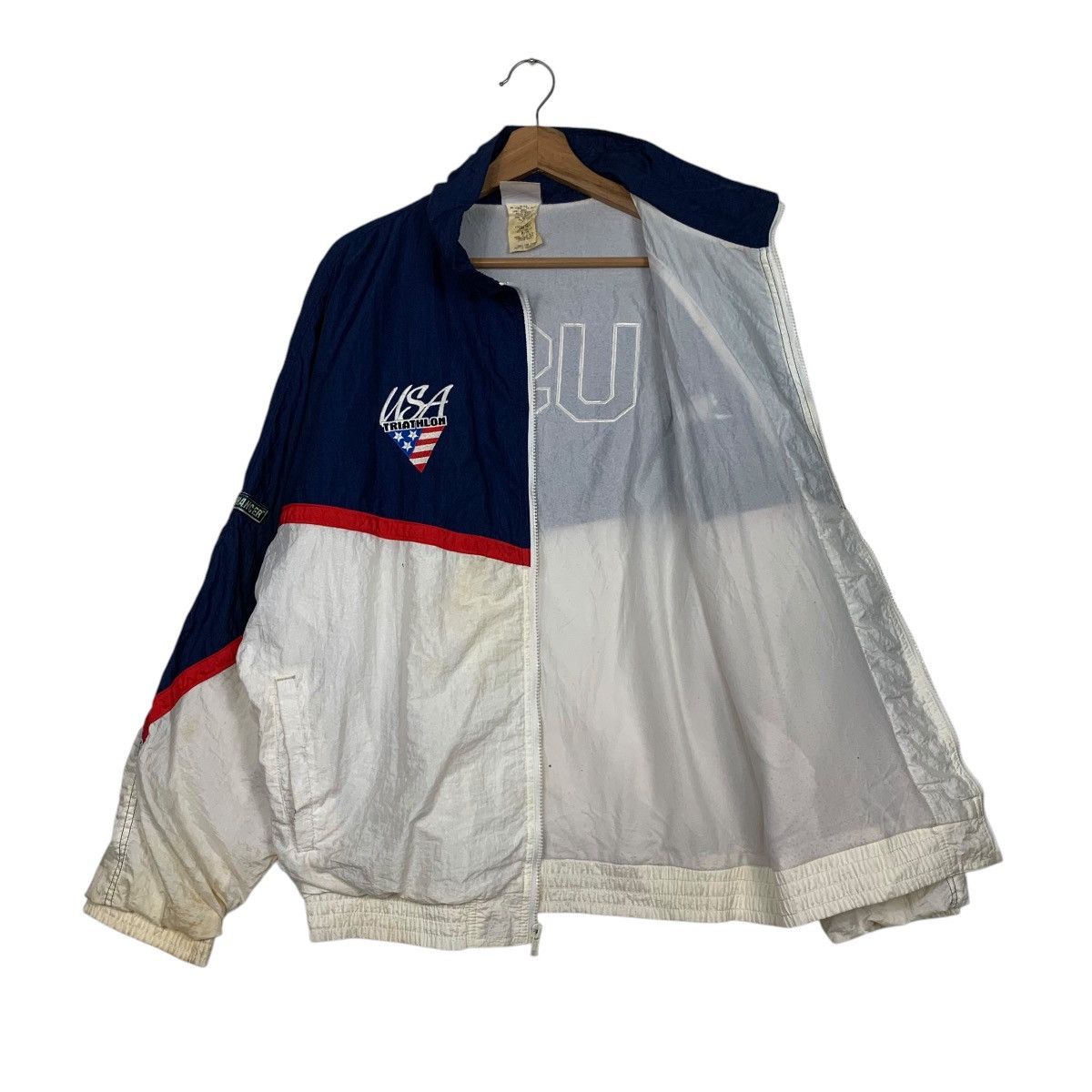 Speedo Vintage SPEEDO USA TRIATHLON Nylon Light Jacket #2783-C126 Size US M / EU 48-50 / 2 - 11 Thumbnail