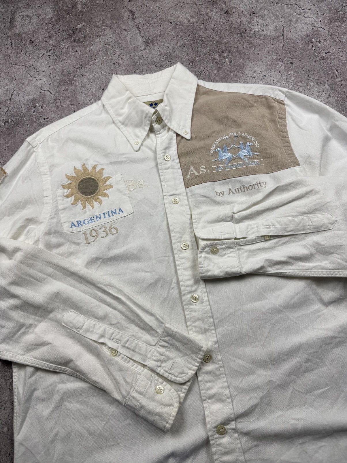 La Martina Vintage La Martina Argentina Shirt Big Logo Japanese Y2K Size US L / EU 52-54 / 3 - 7 Thumbnail