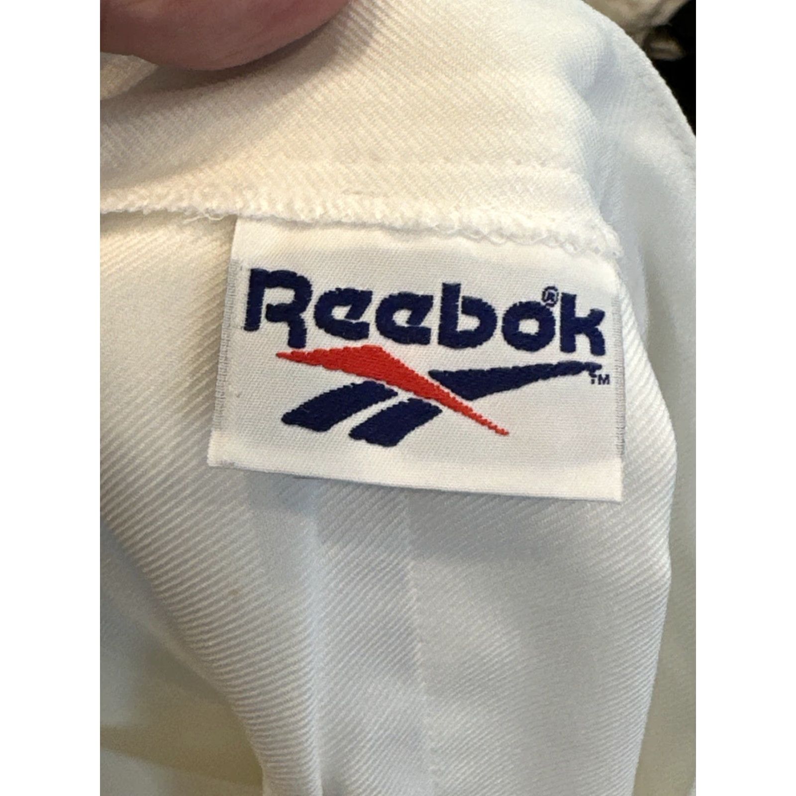 Reebok VINTAGE 90s Reebok Midi Skirt Size 10 White Women's Athletic Tennis Deadstock Size 32" / US 10 / IT 46 - 6 Thumbnail