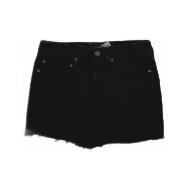 Balenciaga Balenciaga Black Cutoff Denim Mini Skirt 0079-2507 Size 35" - 2 Thumbnail