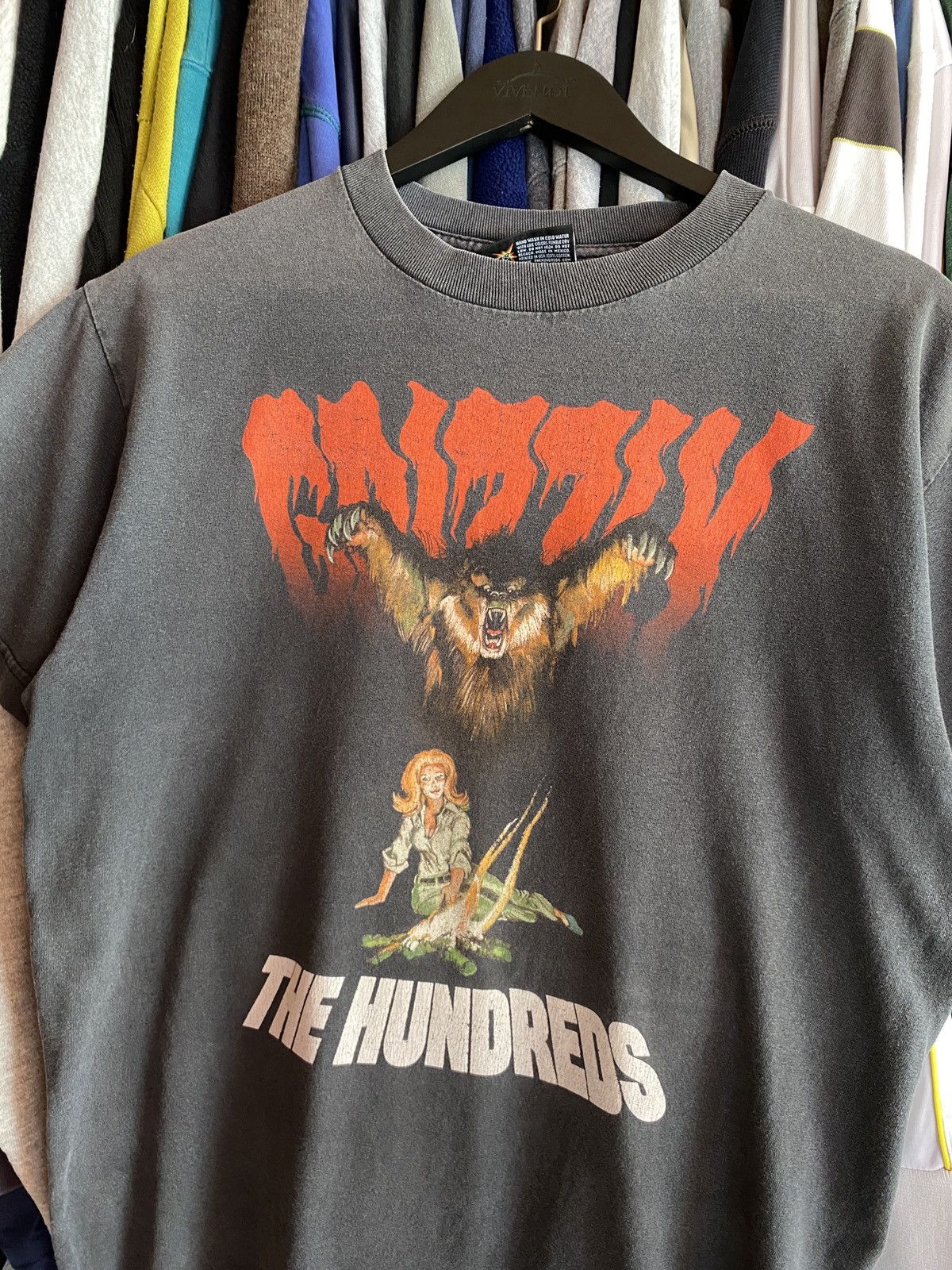 Grizzly Griptape THE HUNDREDS X GRIZZLY GRIPTAPE VINTAGE FADED T-SHIRT Size US M / EU 48-50 / 2 - 2 Thumbnail
