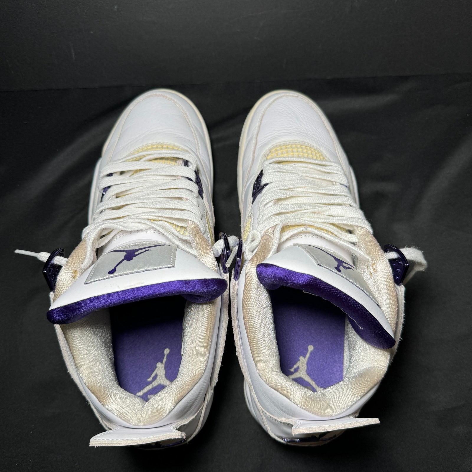 Jordan Brand × Nike Size 11 Nike Air Jordan 4 Retro Purple Metallic Men's Shoes Size US 11 / EU 44 - 7 Thumbnail