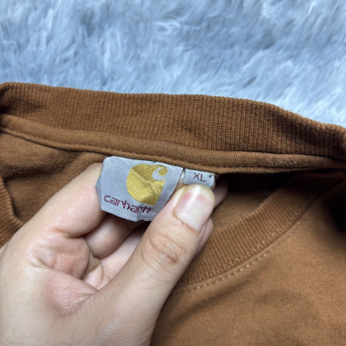 Carhartt Carhartt Men's Loose Fit Heavyweight Pocket Sweatshirt Size US XL / EU 56 / 4 - 4 Thumbnail