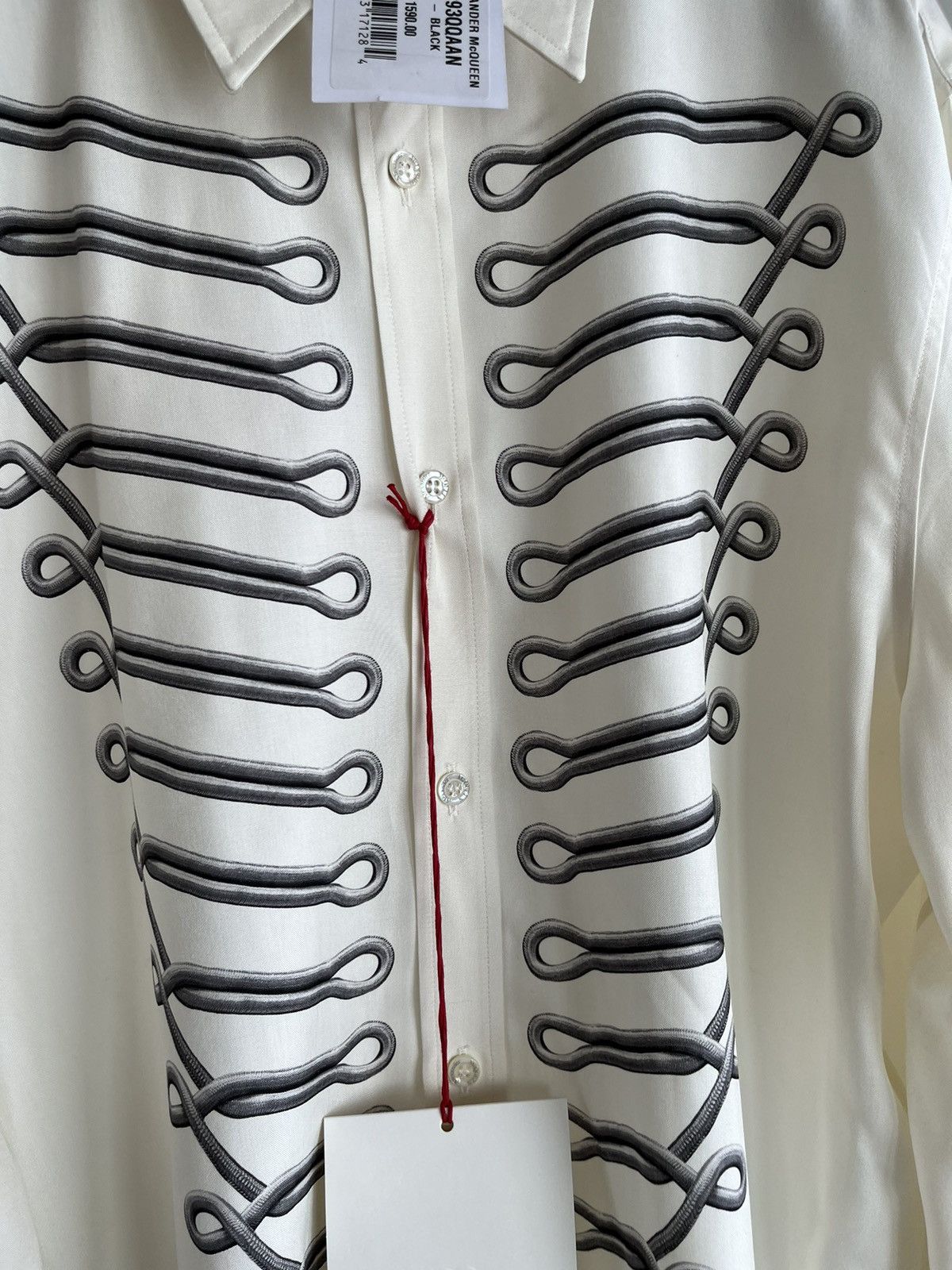 Alexander McQueen × MCQ × McQ Alexander McQueen Rare $1,800 Alexander McQueen Super Runway Celebrity Shirt Size US XL / EU 56 / 4 - 6 Thumbnail
