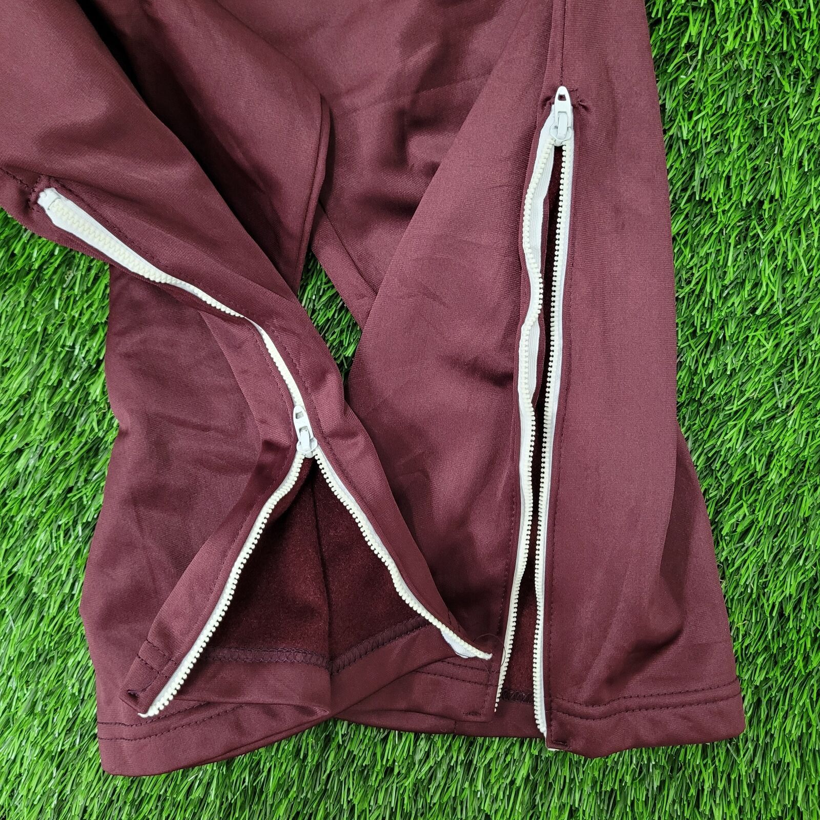 Champion VTG Champion High Rise Pants XS/S Maroon Talon Ankle Zip USA Size US 26 / EU 42 - 10 Thumbnail