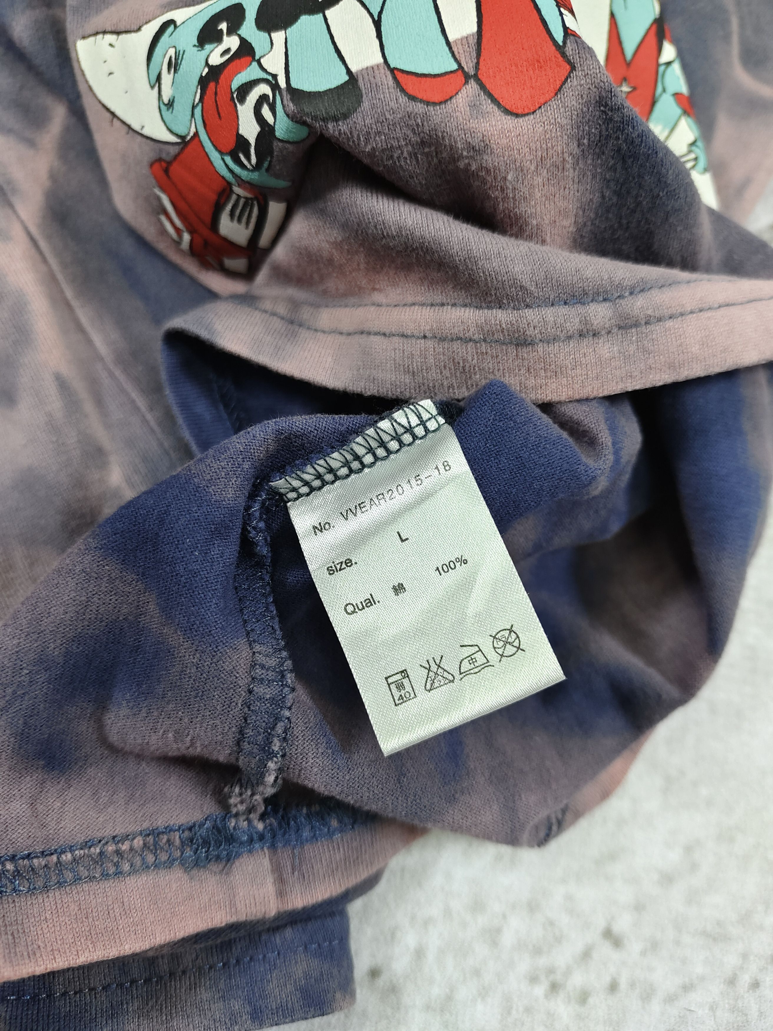 Anime Rare WEAR🇯🇵TRIGGER Studio Horror Anime Kawaii Smoke Washed Size US M / EU 48-50 / 2 - 6 Thumbnail