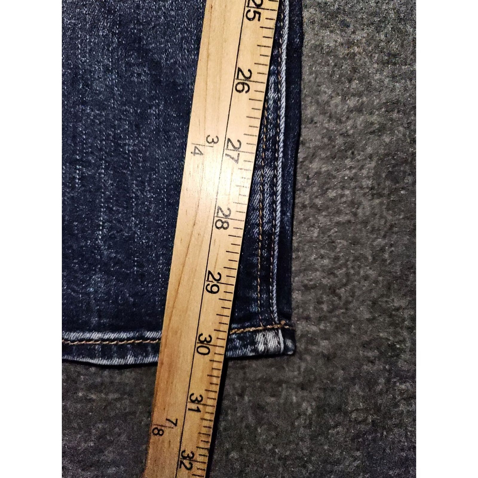 Silver Jeans Co. Silver Jeans Women's Jeans Bootcut 29x33 Slim Low Rise Embroidered Blue Denim Stretch Size 29" - 6 Thumbnail