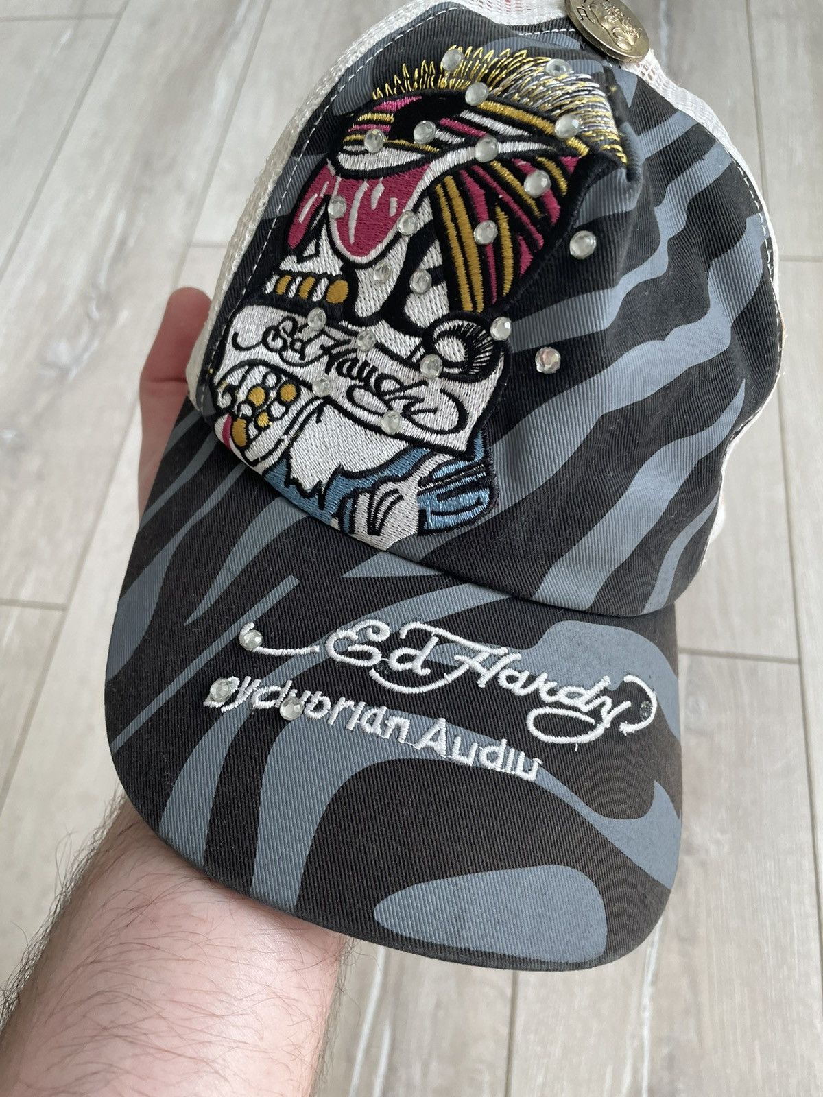 Christian Audigier × Ed Hardy × Vintage Vintage Don Ed Hardy by Christian Audigier Cap Y2K hat Size ONE SIZE - 2 Thumbnail