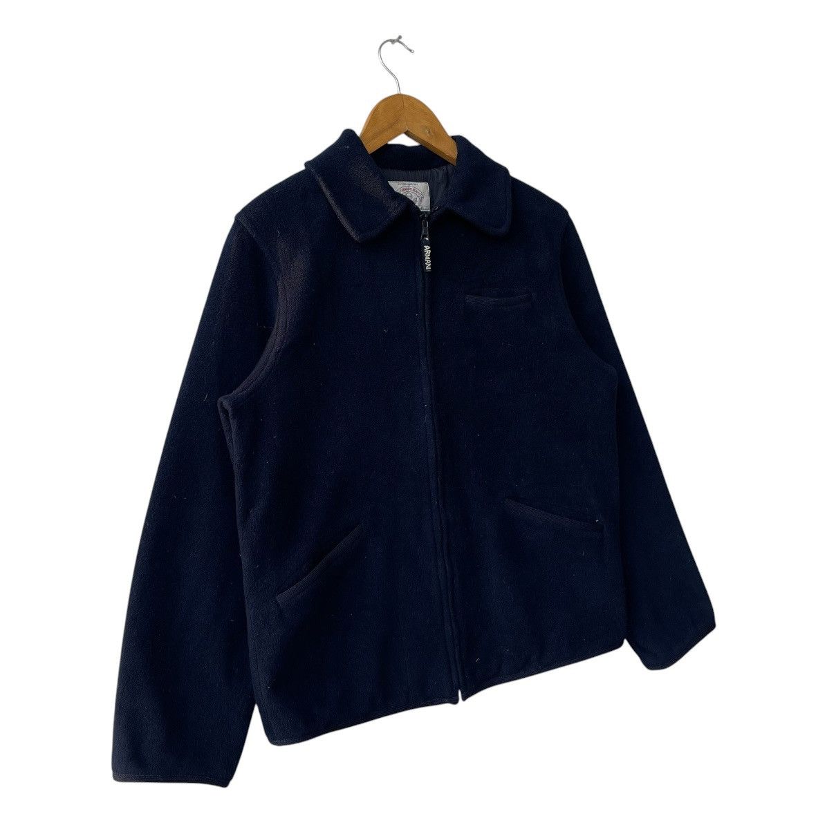 Giorgio Armani Vintage 90s Armani Jeans Archival Technical Fleece Jacket Size US M / EU 48-50 / 2 - 1 Thumbnail