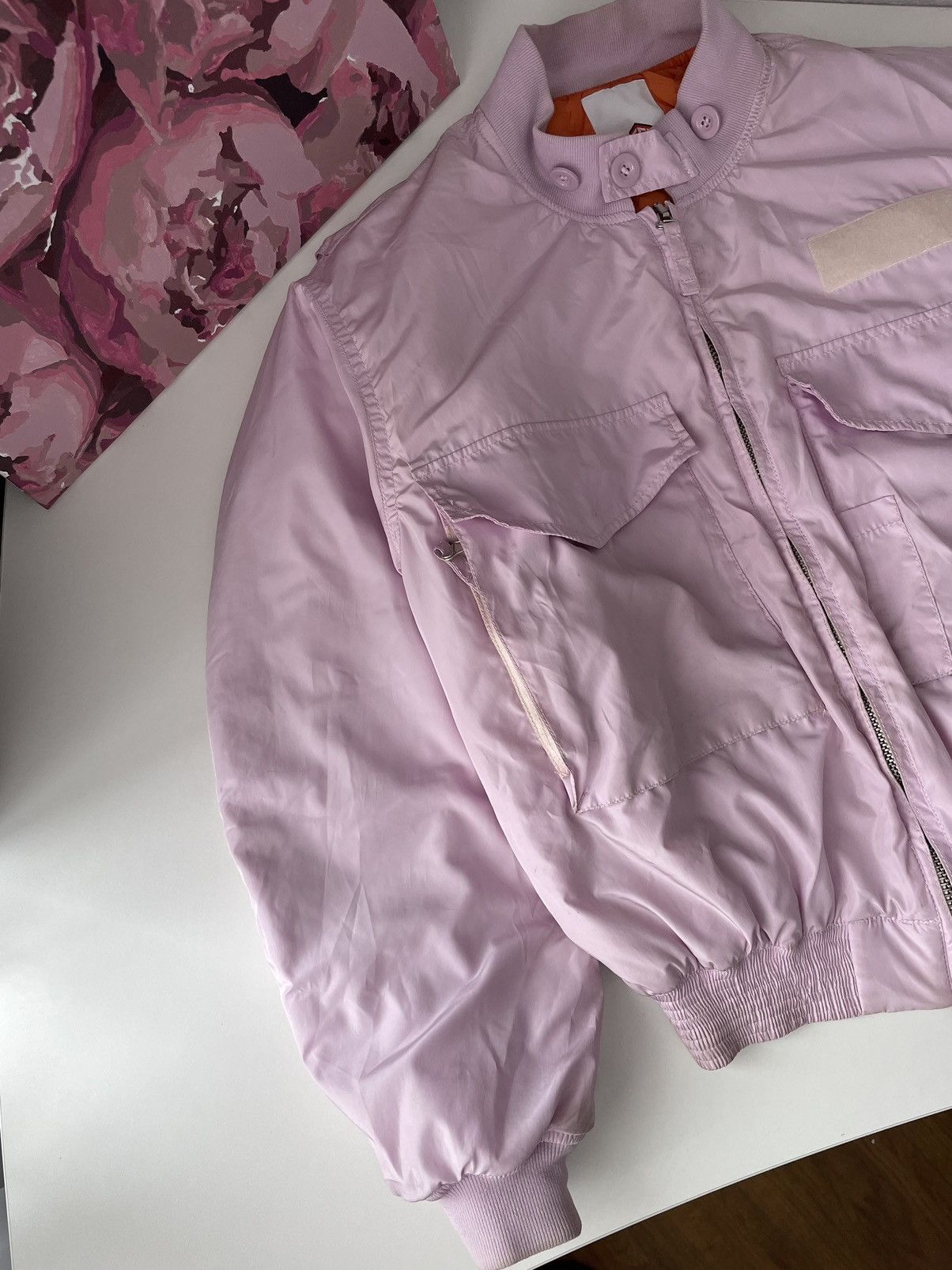 JET SET × Japanese Brand Jet Set Bomber Jacket Boxy Fit Parachute Y2K Streetwear Size XS / US 0-2 / IT 36-38 - 6 Thumbnail