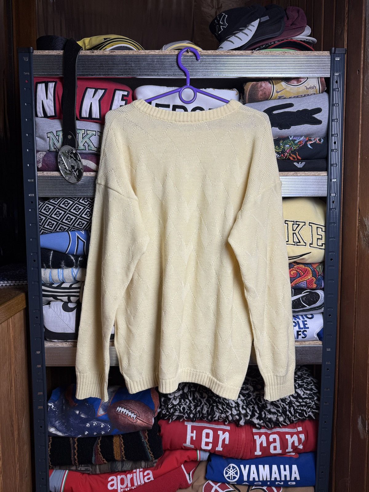 Lacoste Lacoste Vintage Sweater Knit Casual Yellow 90s Hype Rare Size US M / EU 48-50 / 2 - 2 Thumbnail