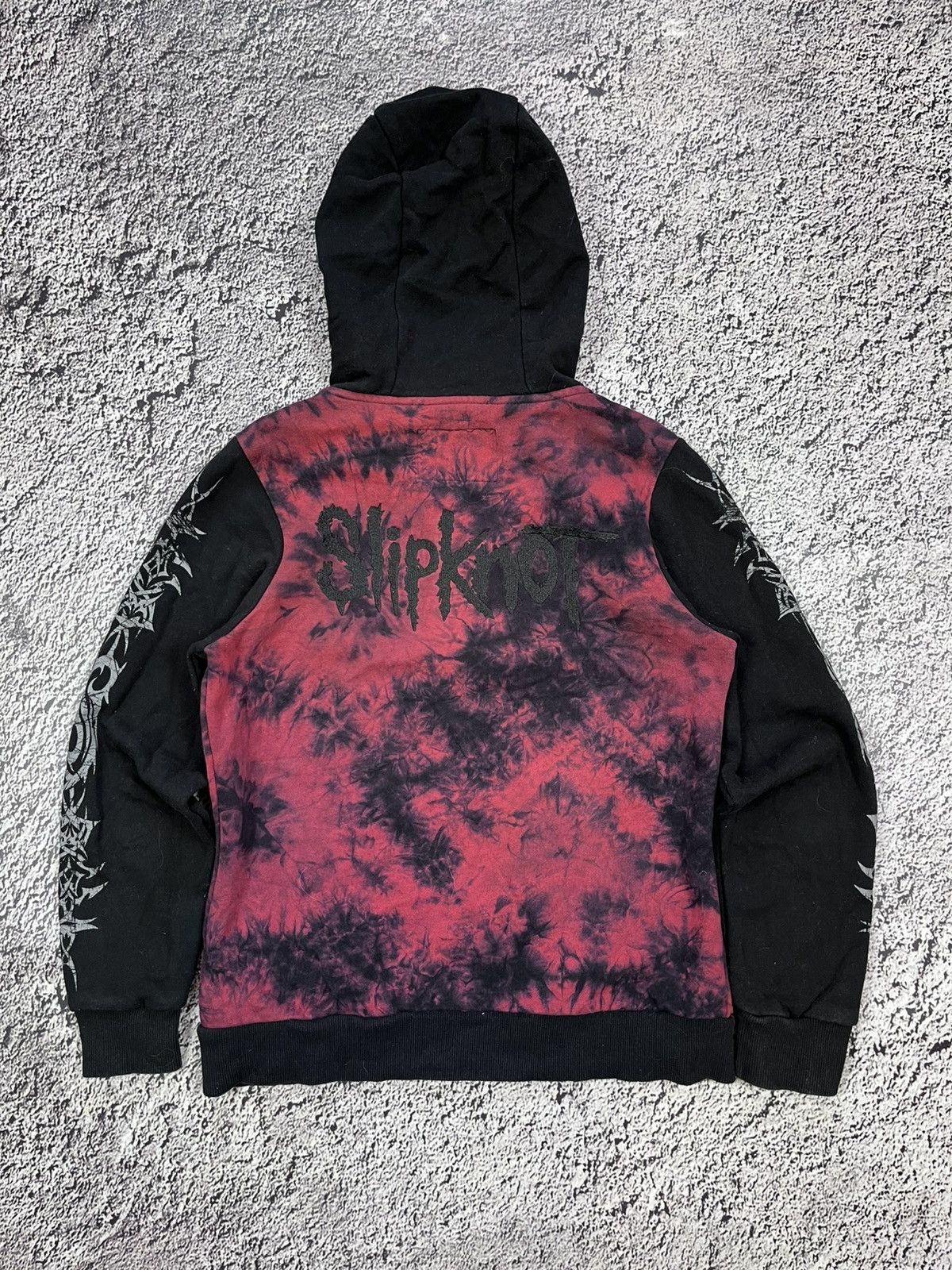 Band Tees Vintage Y2K Slipknot Logo Japan Rock Zip Up Hoodie Size