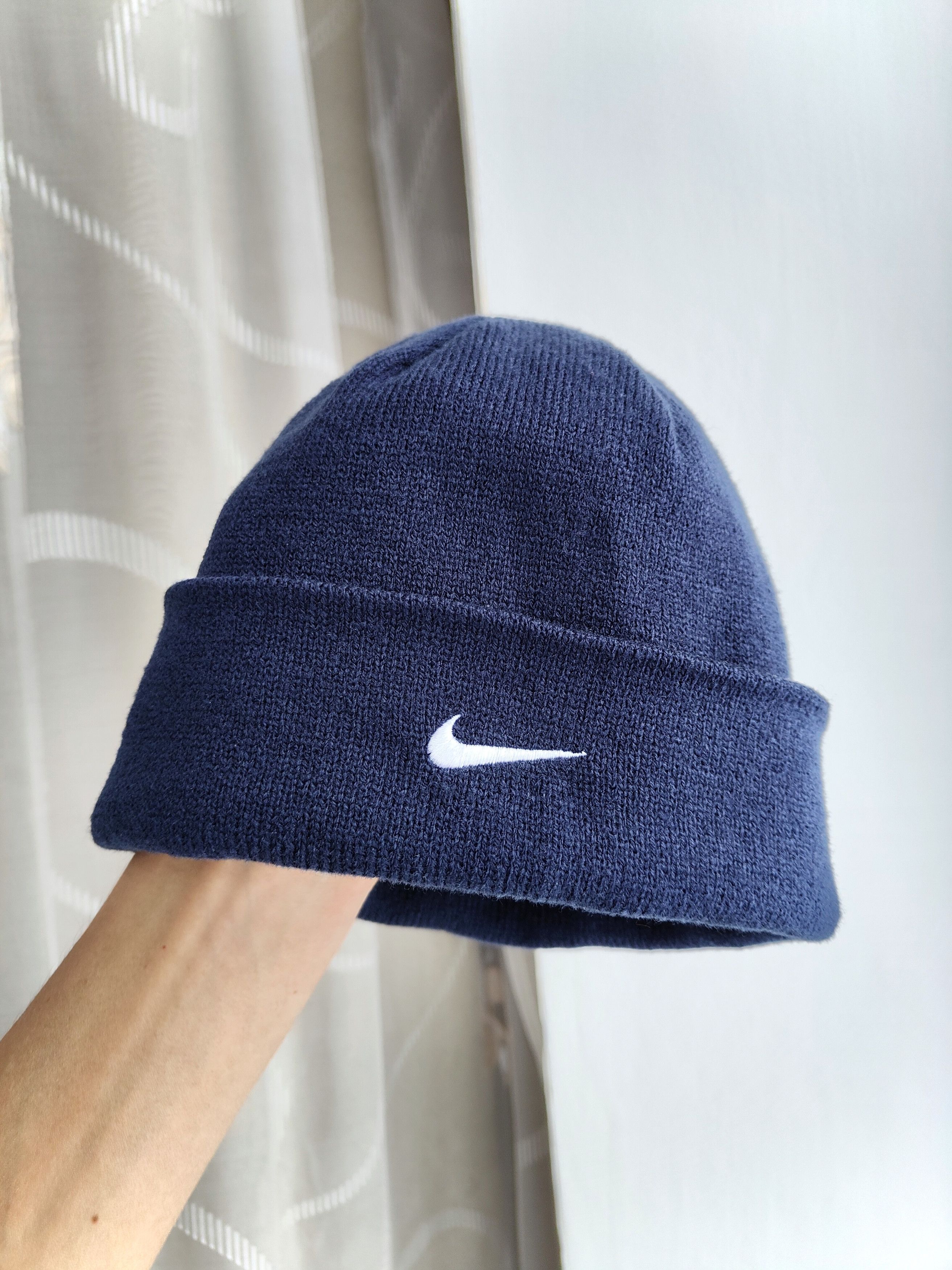 Nike Vintage Nike Reversible Beanie Hat Swoosh Logo Y2K 90s Size ONE SIZE - 7 Thumbnail
