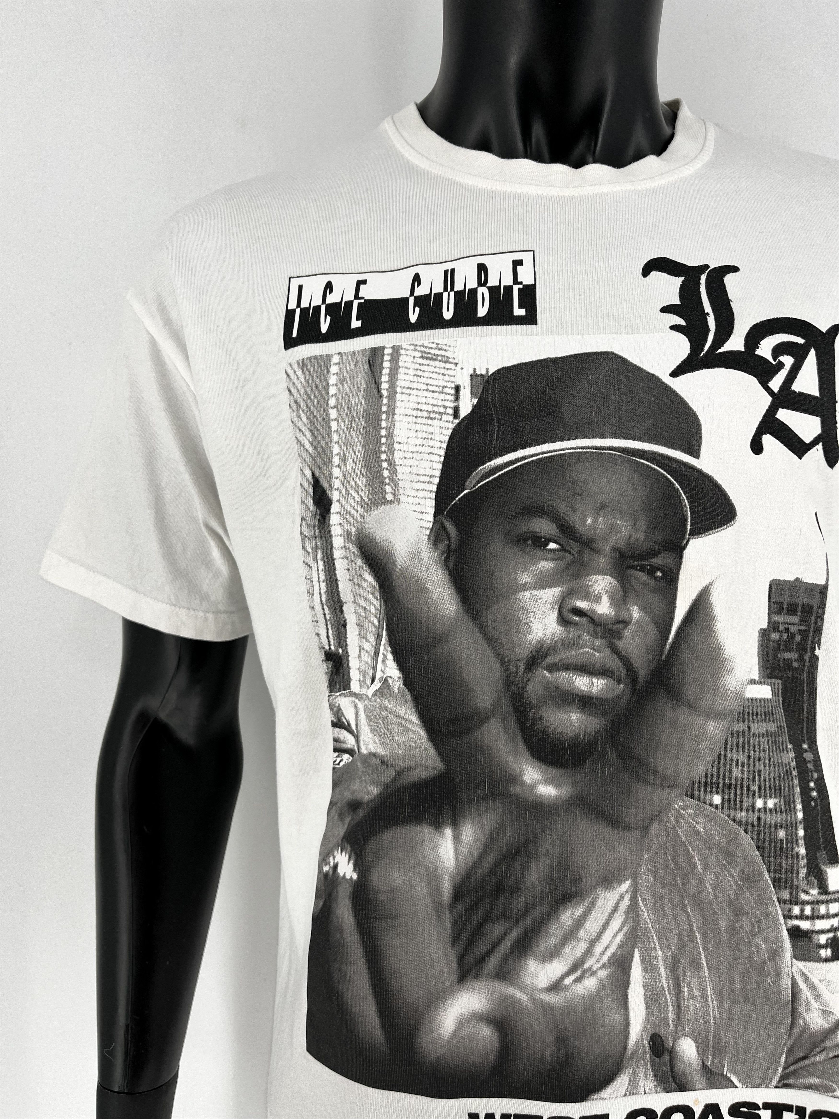 Band Tees × Rap Tees × Vintage Vintage Y2K Ice Cube Rap Tee Art Band Rock Streetwear Size US S / EU 44-46 / 1 - 6 Thumbnail