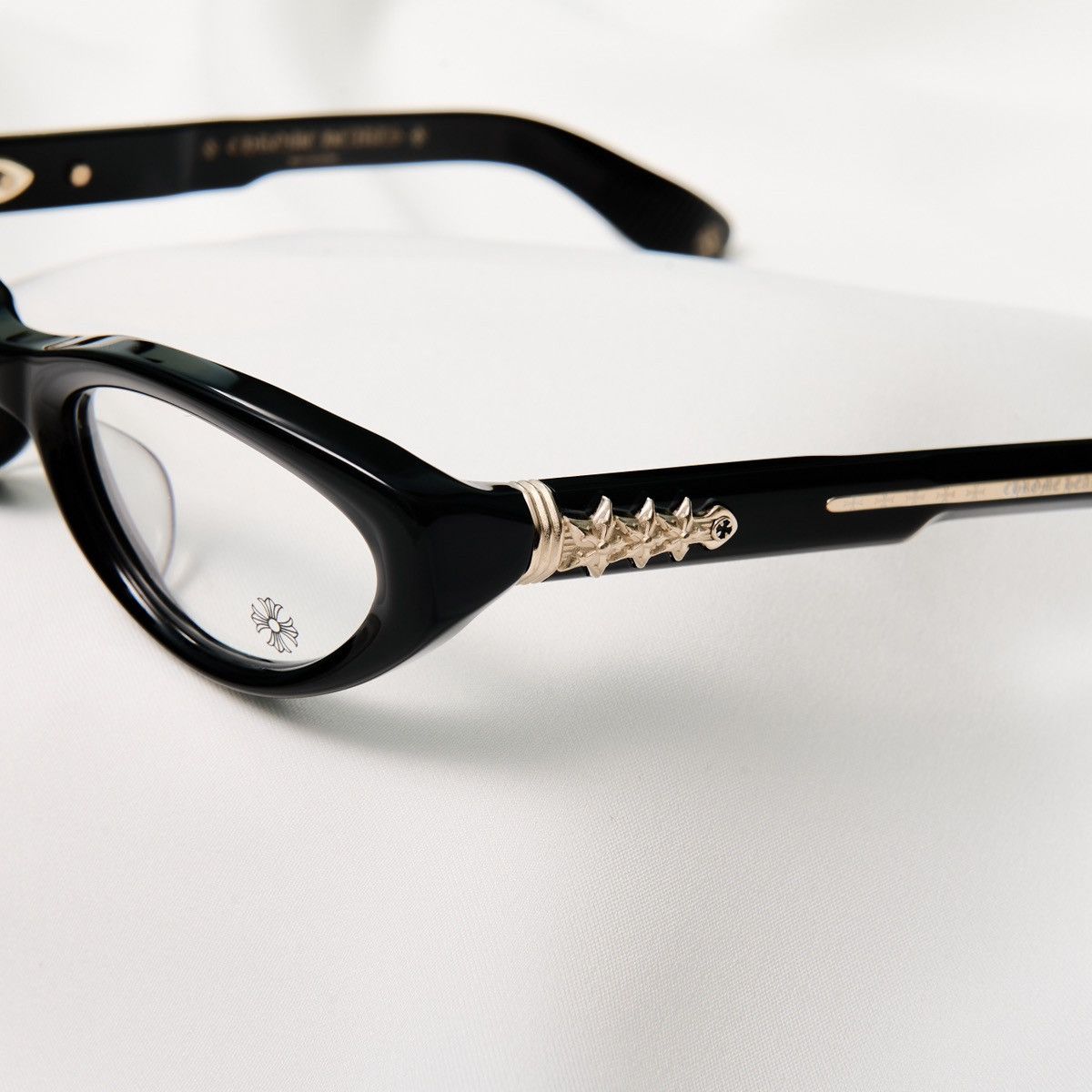 Chrome Hearts CHROME HEARTS BLASTER BLACK/18KGP GLASSES Size ONE SIZE - 3 Thumbnail