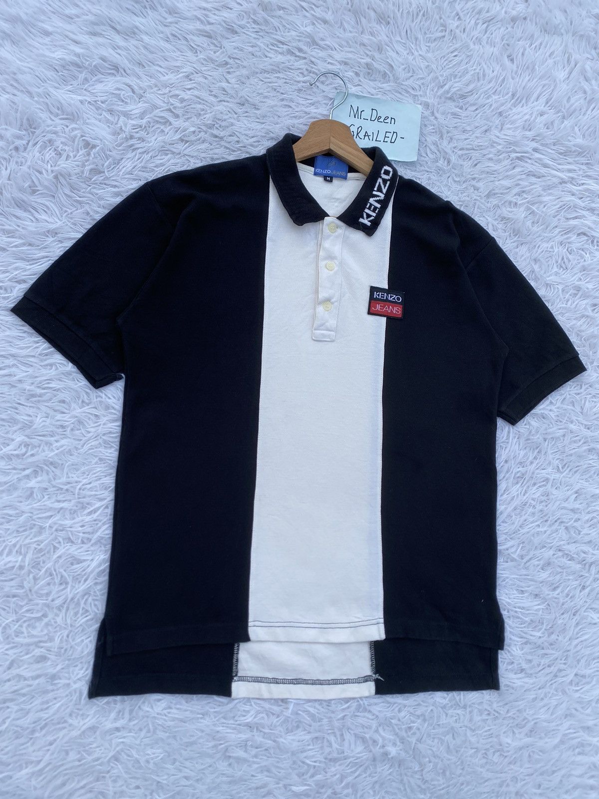 Kenzo Rare Vintage KENZO Spellout Polo Shirt Size US M / EU 48-50 / 2 - 2 Thumbnail