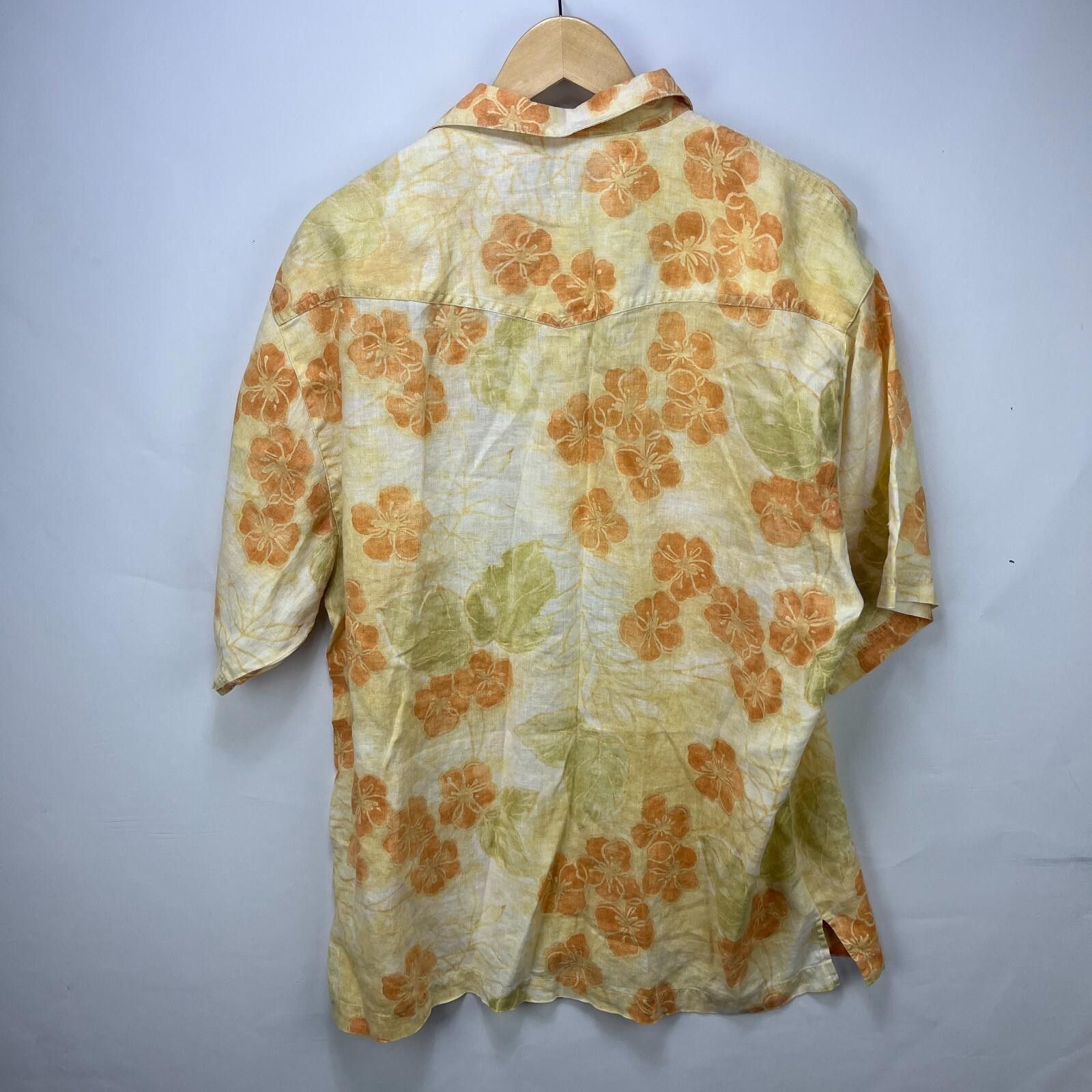 Tommy Bahama Vintage Tommy Bahama Hawaiian Flower Button Up Shirt Large Size US L / EU 52-54 / 3 - 9 Thumbnail