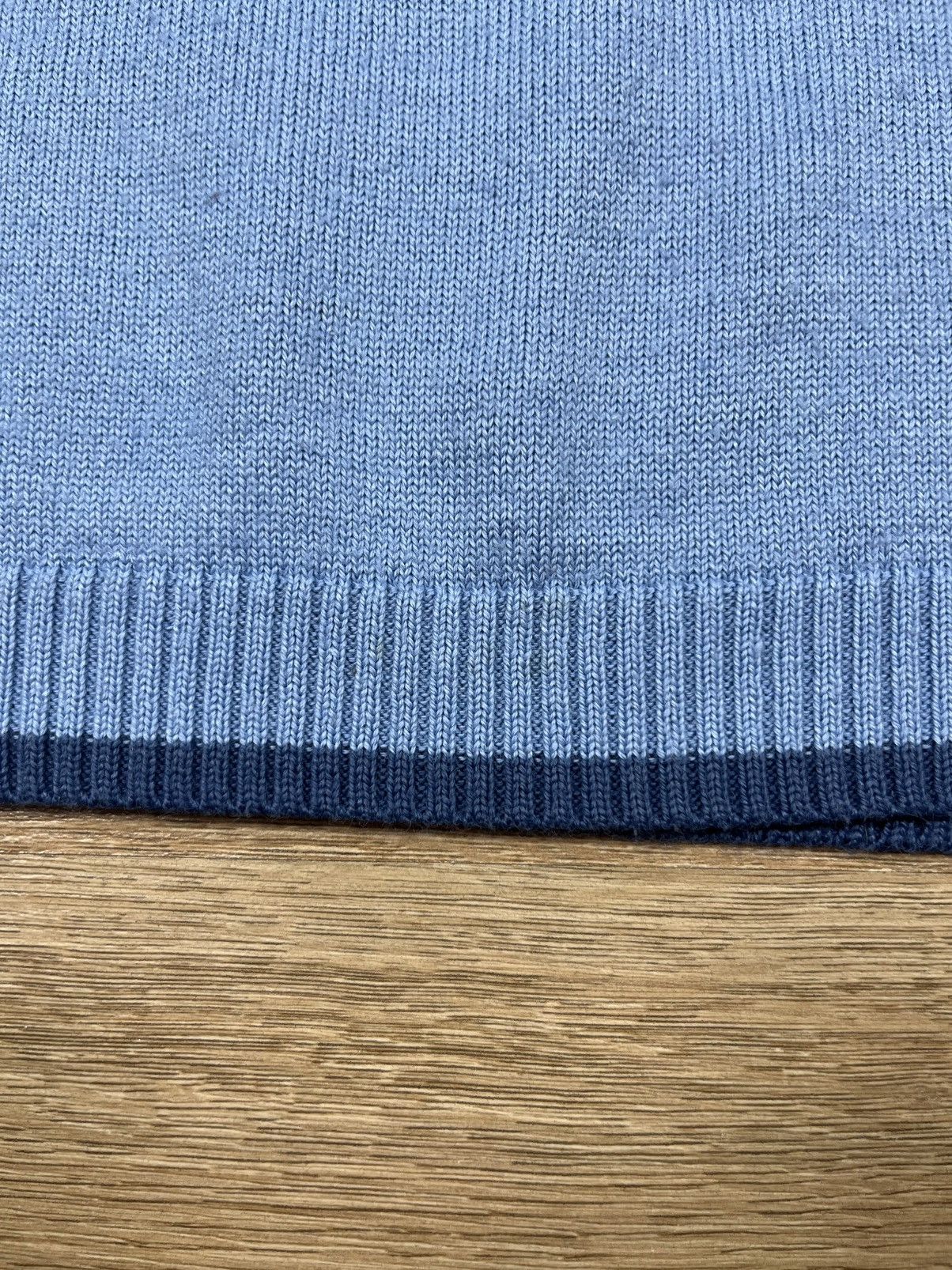 Yves Saint Laurent Vintage Yves Saint Laurent Knit Sweater YSL Big Logo Blue Size US XXL / EU 58 / 5 - 8 Thumbnail