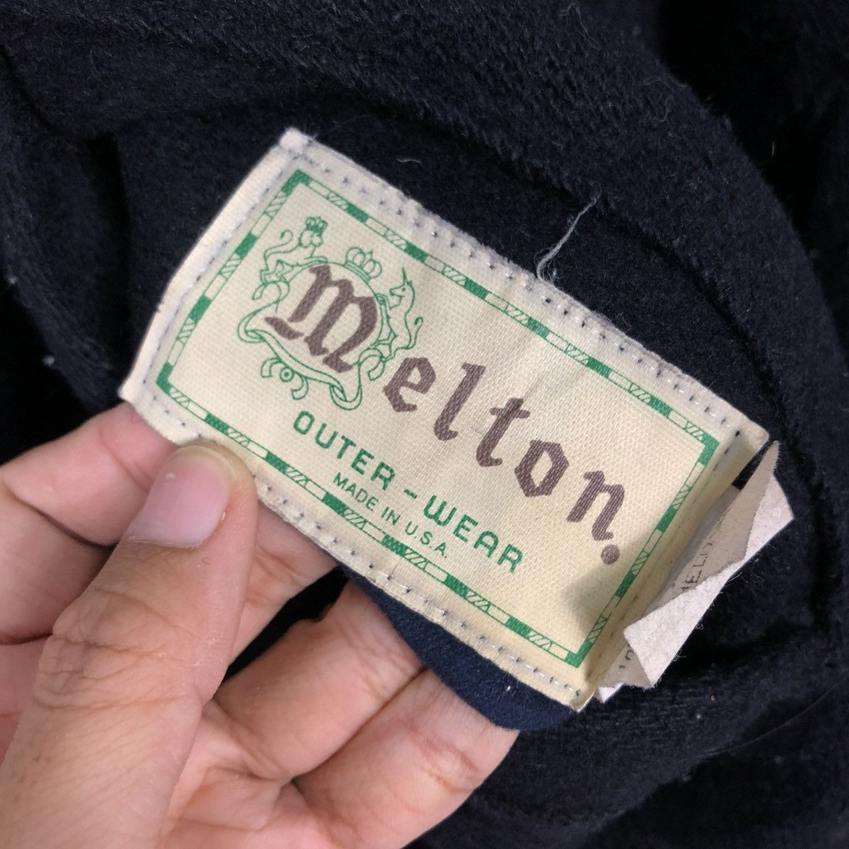 Vintage 🔥VINTAGE REVERSIBLE WOOL BOMBER JACKET MELTON ISSEY MIYAKE Size US M / EU 48-50 / 2 - 22 Thumbnail