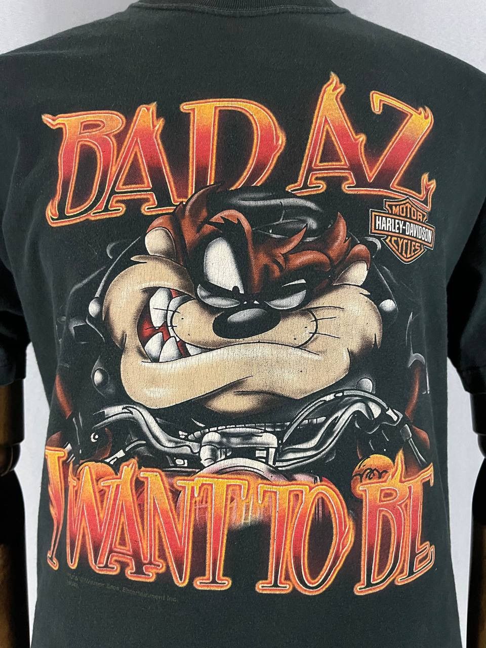 Harley Davidson Harley Davidson x Warner Bros Tee T Shirt 1990s Size US L / EU 52-54 / 3 - 1 Thumbnail