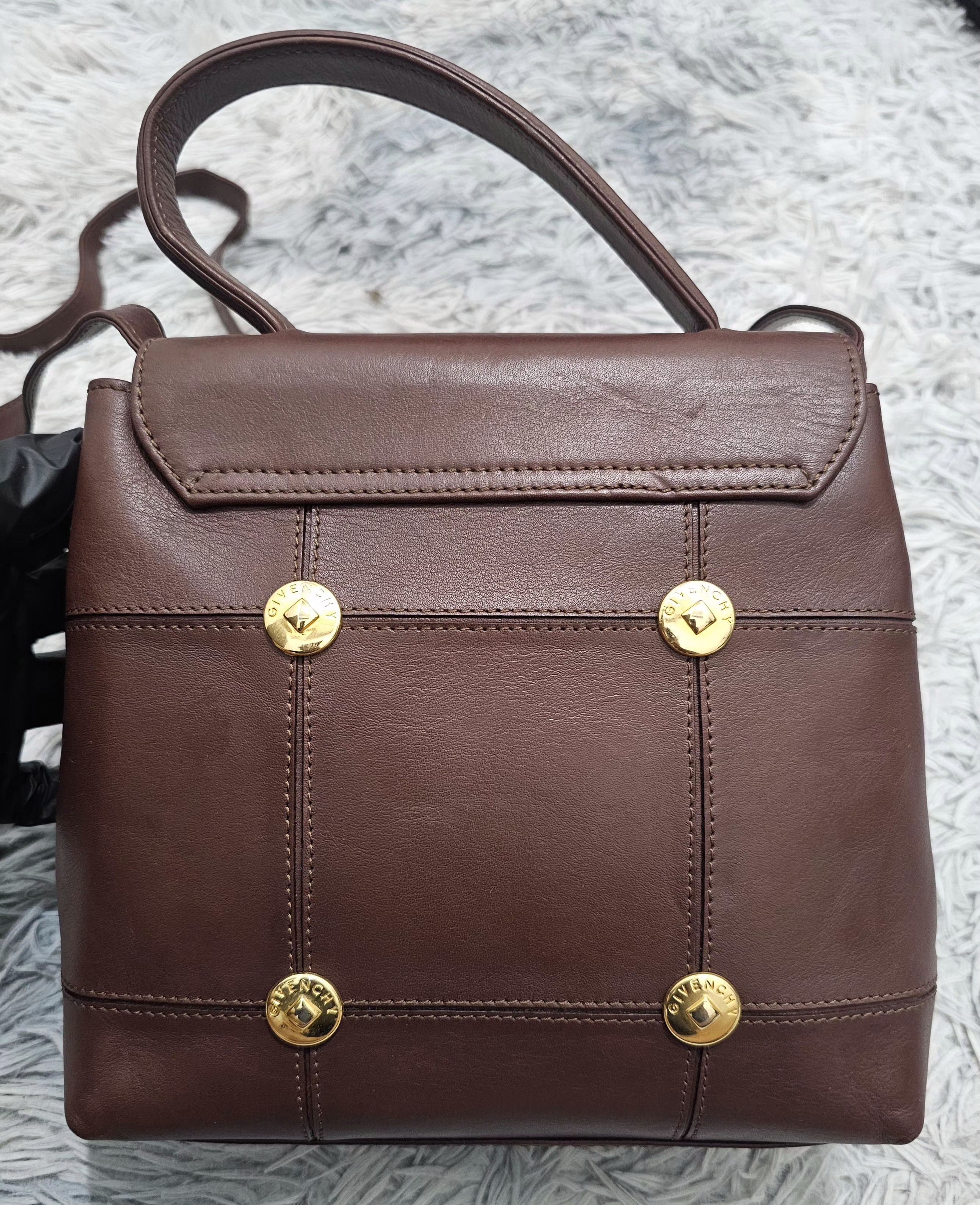 Givenchy Vintage Givenchy Studded GHW Leather Crossbody Bag Size ONE SIZE - 4 Thumbnail