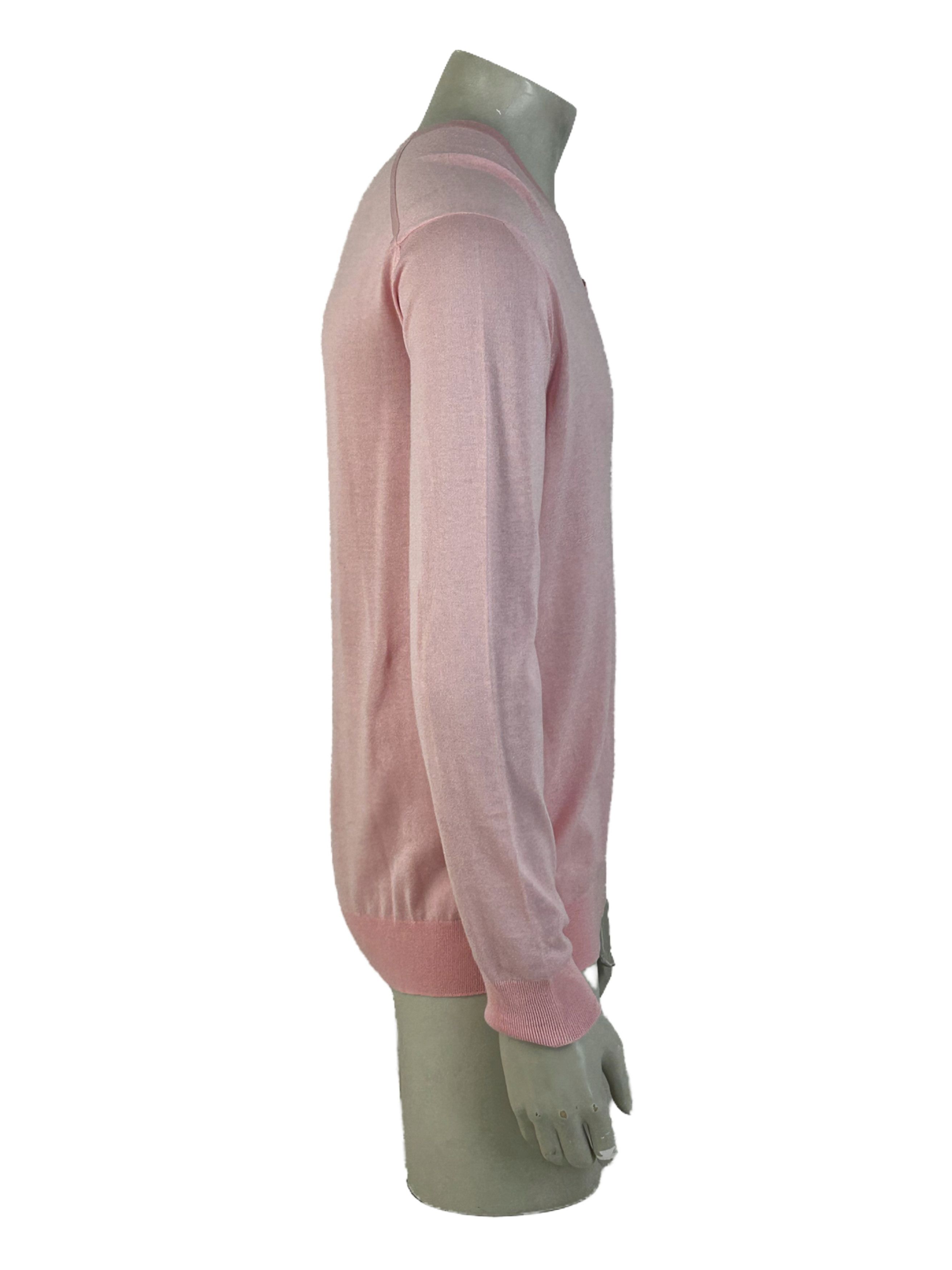 Prada Prada Fine Gauge Cotton V-Neck Knitwear Size US XXL / EU 58 / 5 - 2 Thumbnail