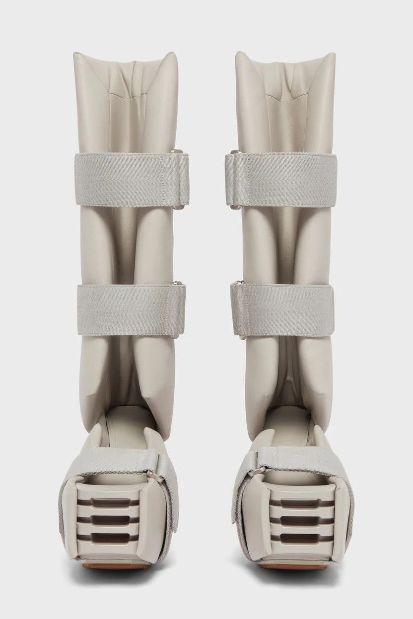 Rick Owens o1y0126 Boots in Light Gray Size US 7 / IT 37 - 3 Thumbnail