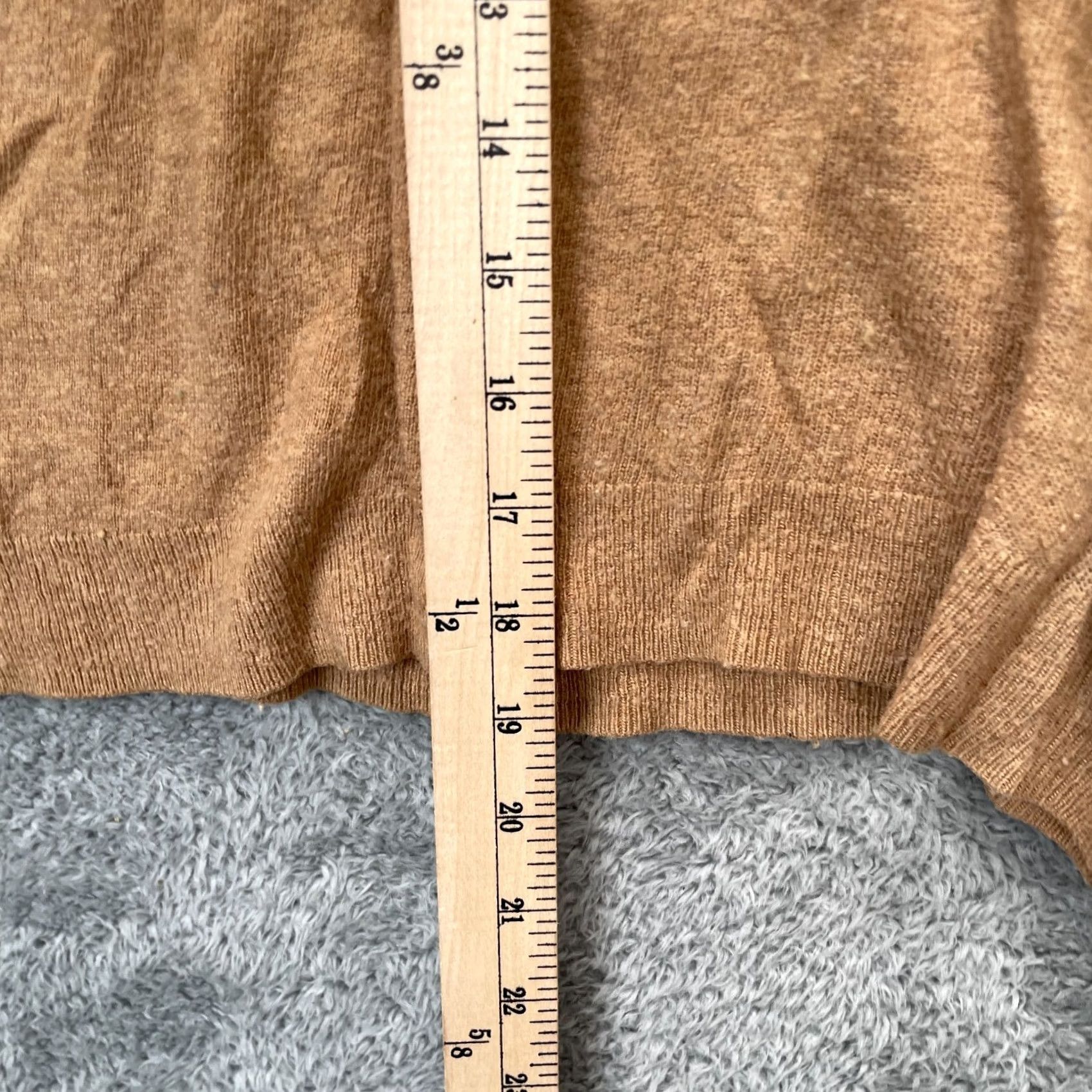 J.Crew J.CREW Sweater Womens Small Beige Cropped Dolman Sleeve Knit Mock Neck Pullover Short Sleeve Vintage? Size S / US 4 / IT 40 - 7 Thumbnail