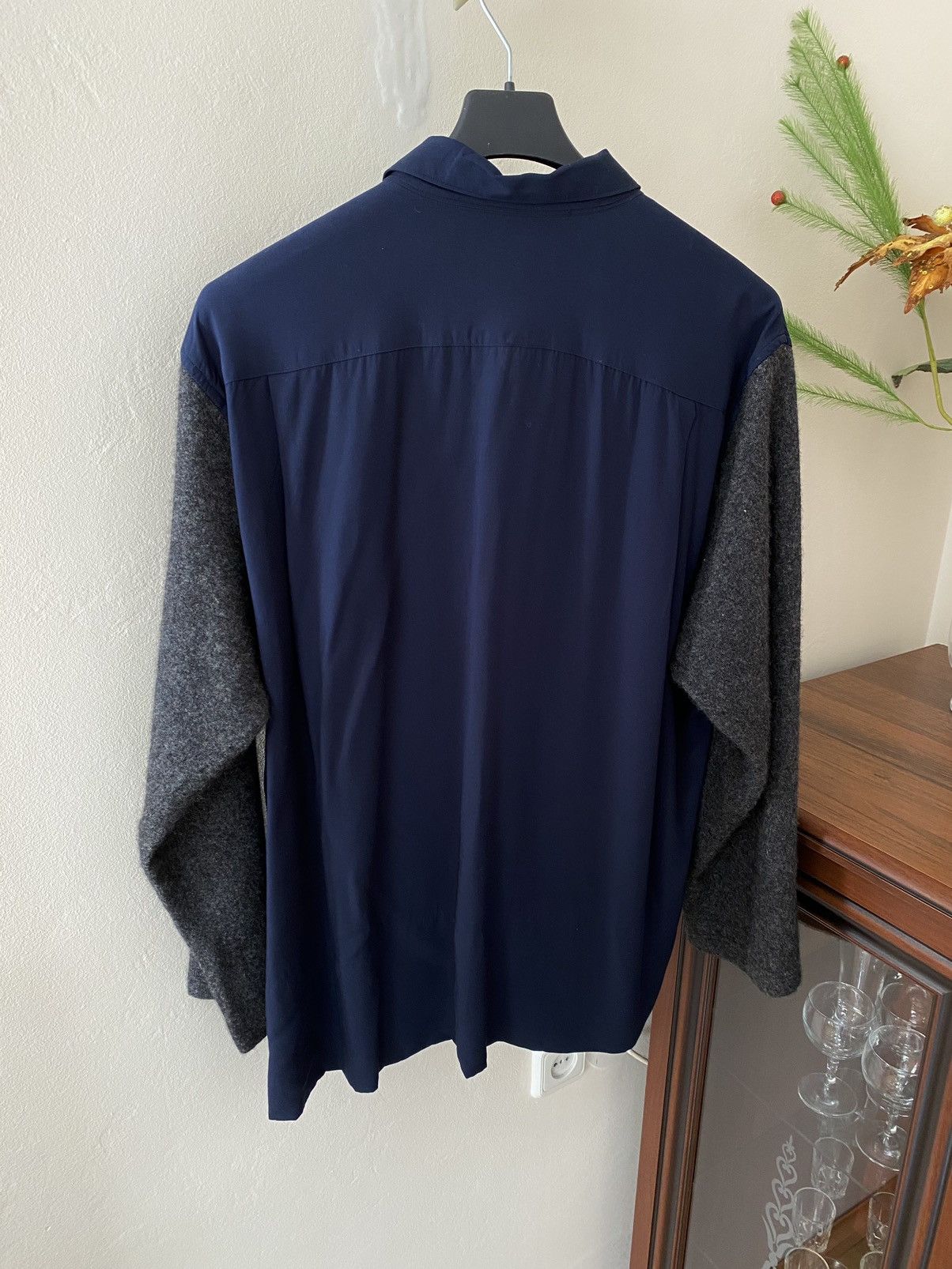 Comme des Garcons × Comme des Garcons SHIRT Comme Des Garcons SHIRT With Wool Sleeves Button Up Shirt Size US M / EU 48-50 / 2 - 6 Thumbnail