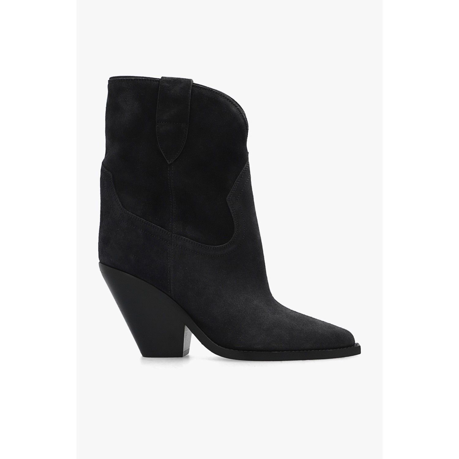 ISABEL MARANT Leyane Navy Blue 95mm Heel Ankle Boots New &