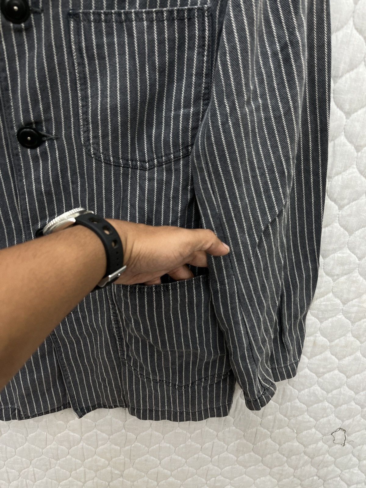 Paul Smith 🔥🔥🔥STEALS VTG R NEWBOLD PAUL SMITH HICKORY CHORE JACKET Size US S / EU 44-46 / 1 - 12 Thumbnail